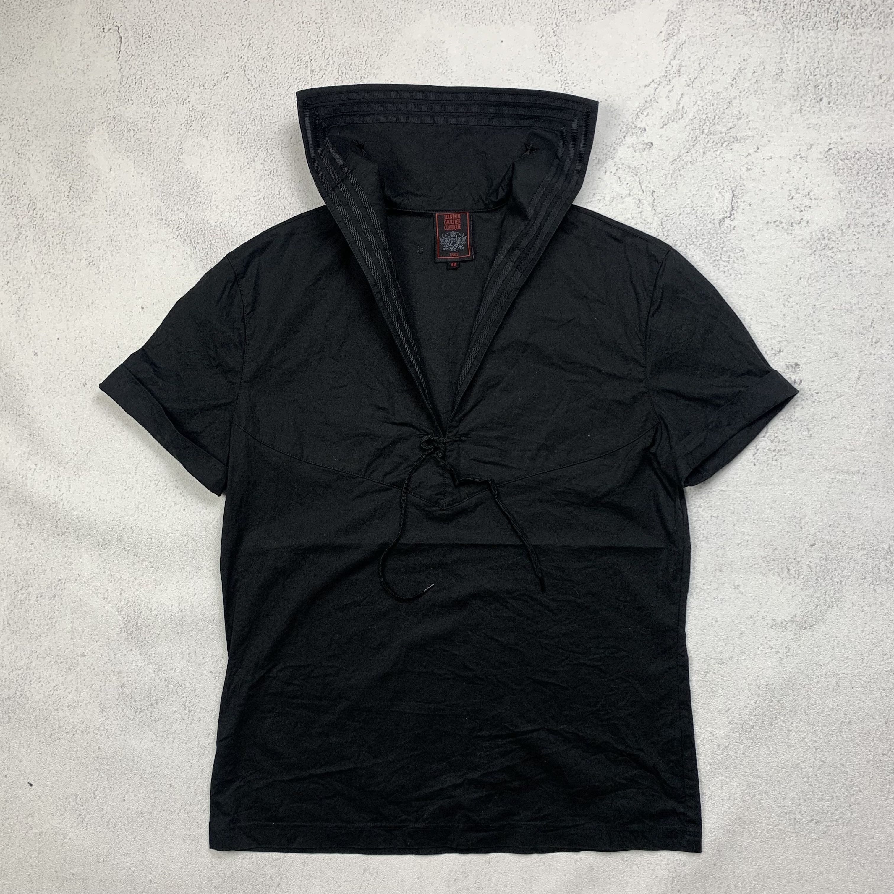 JPG Gaultier Black Collared Shirt
