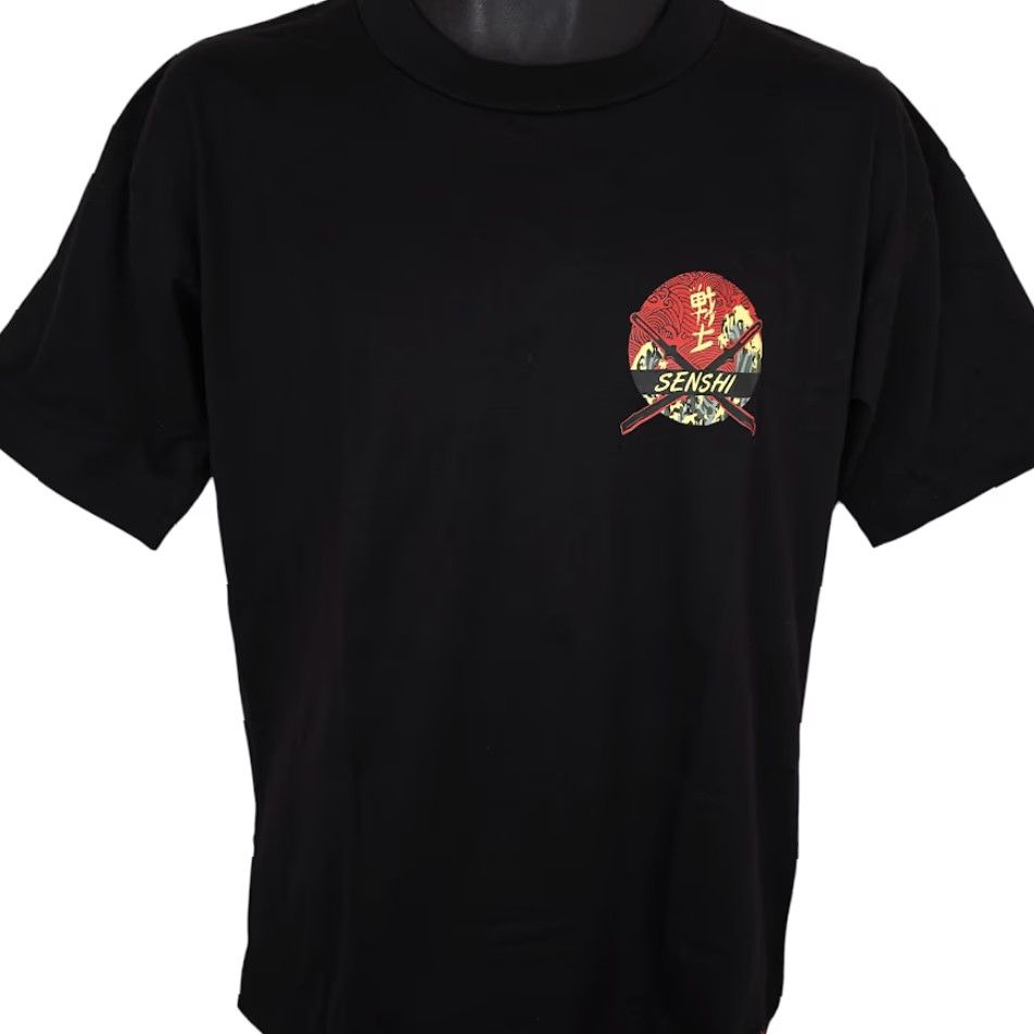 Vintage Senshi Warrior T Shirt Mens Size Small Black Samurai Martial Arts Size US S / EU 44-46 / 1 - 2 Thumbnail