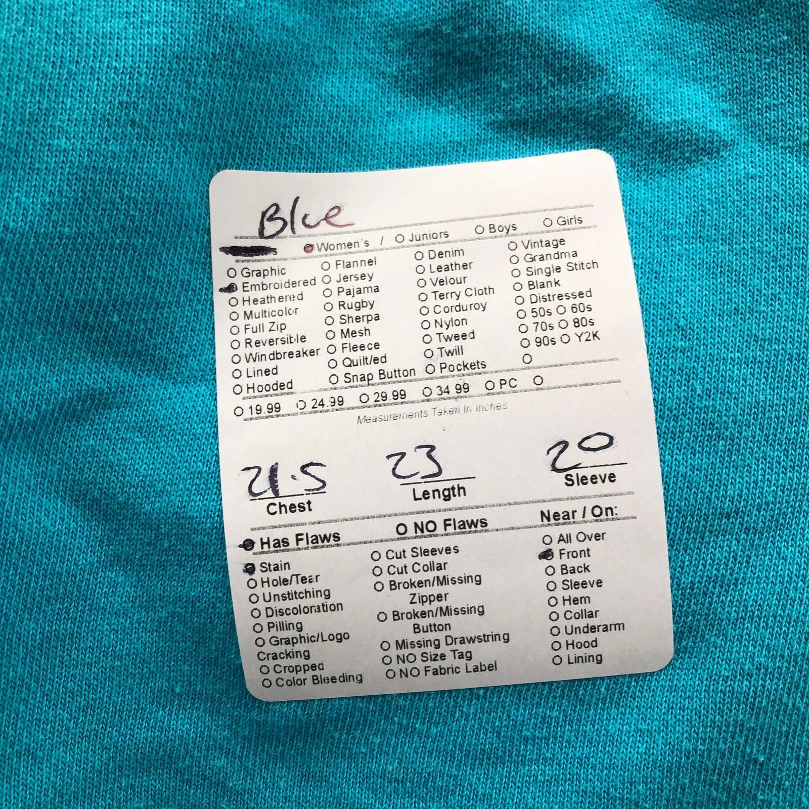 Nike Nike Solo Swoosh Fleece Hoodie Sweatshirt Womens Large Aqua Size L / US 10 / IT 46 - 2 Thumbnail