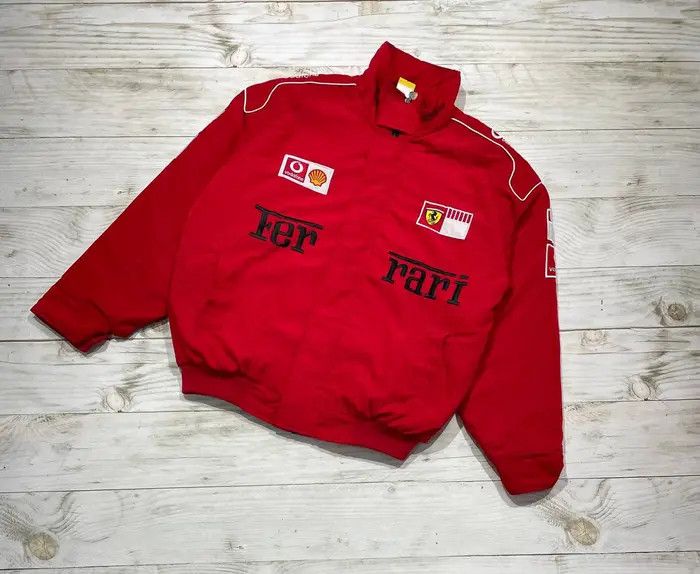 Ferrari Vintage Ferrari Marlboro Racing Jacket F1 Big Logo Size US XL / EU 56 / 4 - 1 Thumbnail