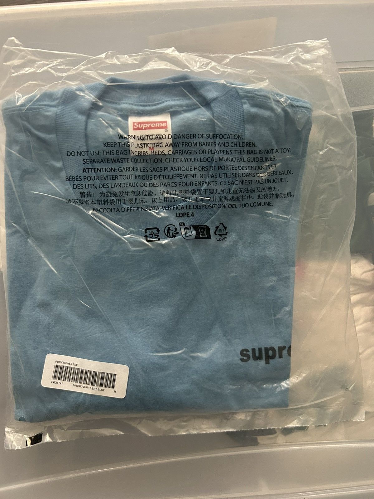 Supreme Supreme Fuck Money Tee Size US M / EU 48-50 / 2 - 3 Thumbnail