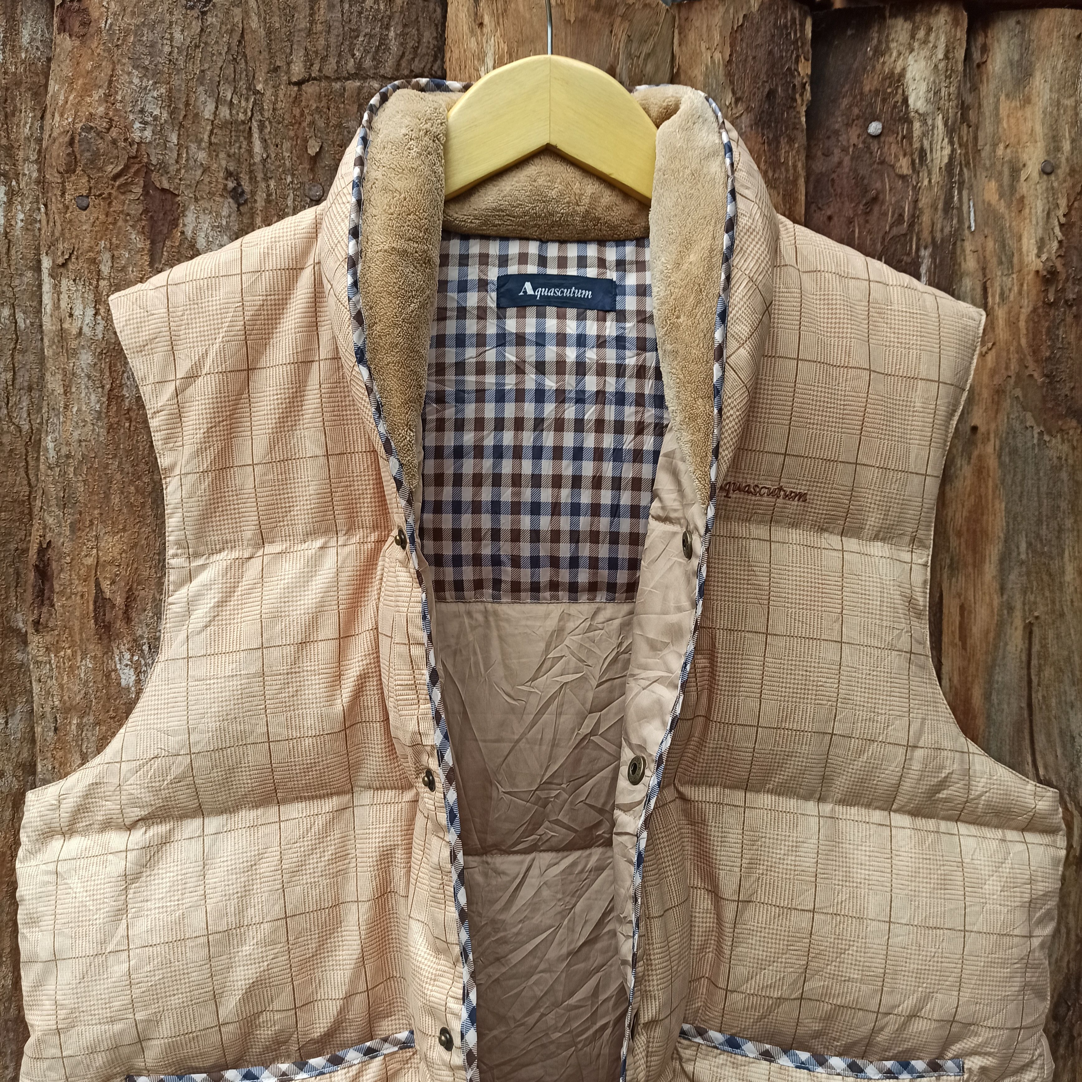 Aquascutum × Vintage Vest Casual Aquascutum Size US L / EU 52-54 / 3 - 3 Thumbnail