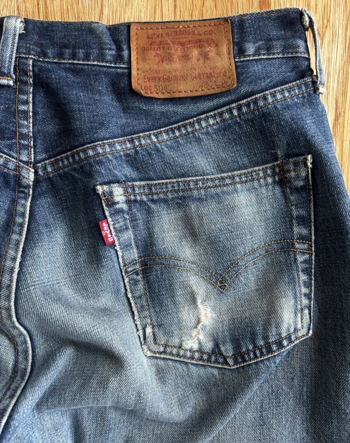 Levi's Levi’s 504Z ‘E’ Selvedge Denim Jeans Size US 32 / EU 48 - 7 Thumbnail