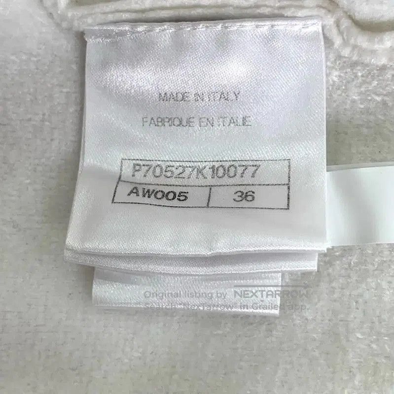 Chanel Chanel White Wool Short Sleeve Sweater . Size S / US 4 / IT 40 - 7 Thumbnail