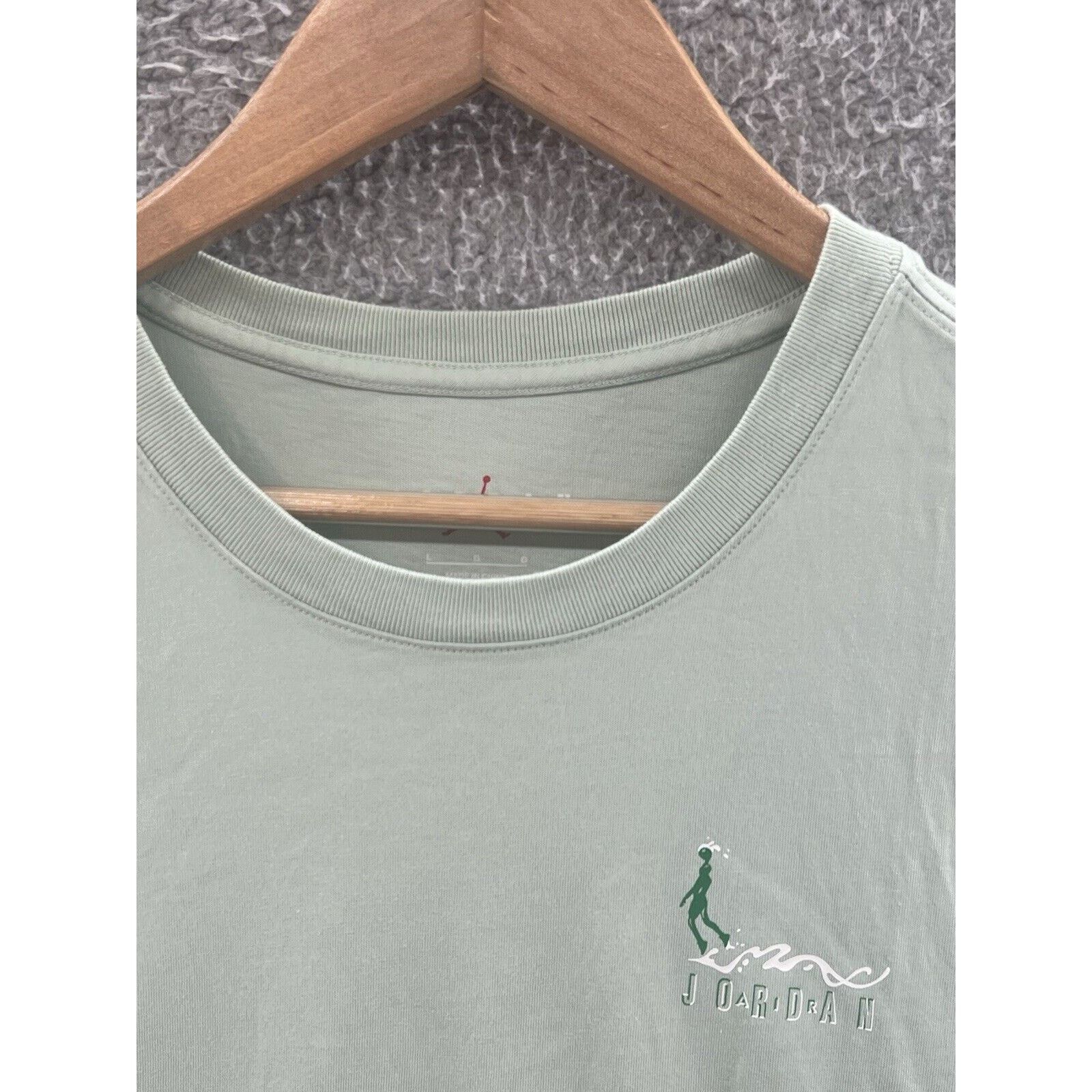 Jordan Brand Air Jordan T-Shirt 'Pistachio' DX9577-266 Size Large SAMPLE Size US L / EU 52-54 / 3 - 5 Thumbnail
