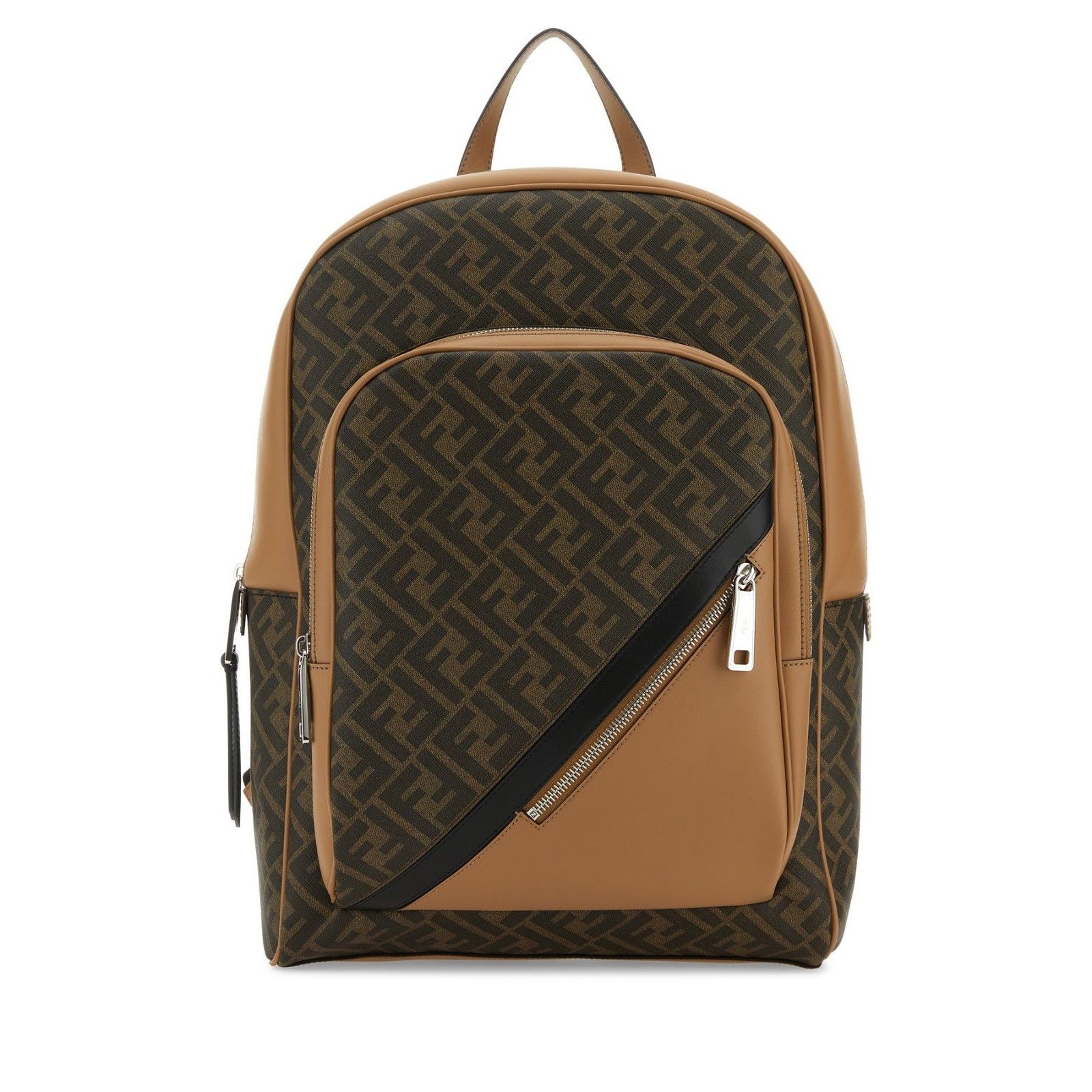 FENDI FF Brown Leather Backpack New And Authentic display picture 1