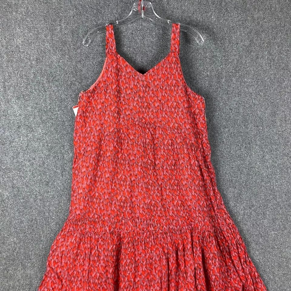 Joie Joie Maxi Dress Women's Small NWT Red Sundress 100% Cotton S Size S / US 4 / IT 40 - 7 Thumbnail