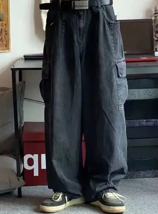Japanese Brand Mayumi x naga Japstyle Street Baggy Jeans Size US 34 / EU 50 - 2 Thumbnail