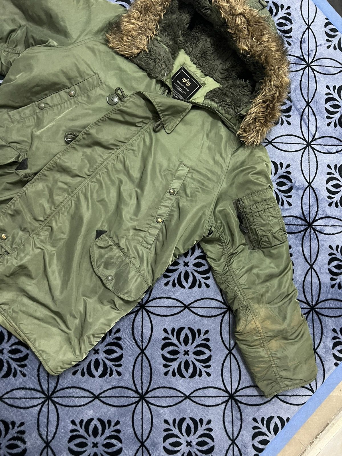 Alpha Industries × Vintage Alpha Industries Bomber / Parka Jacket Streetwear vintage Size US M / EU 48-50 / 2 - 4 Thumbnail
