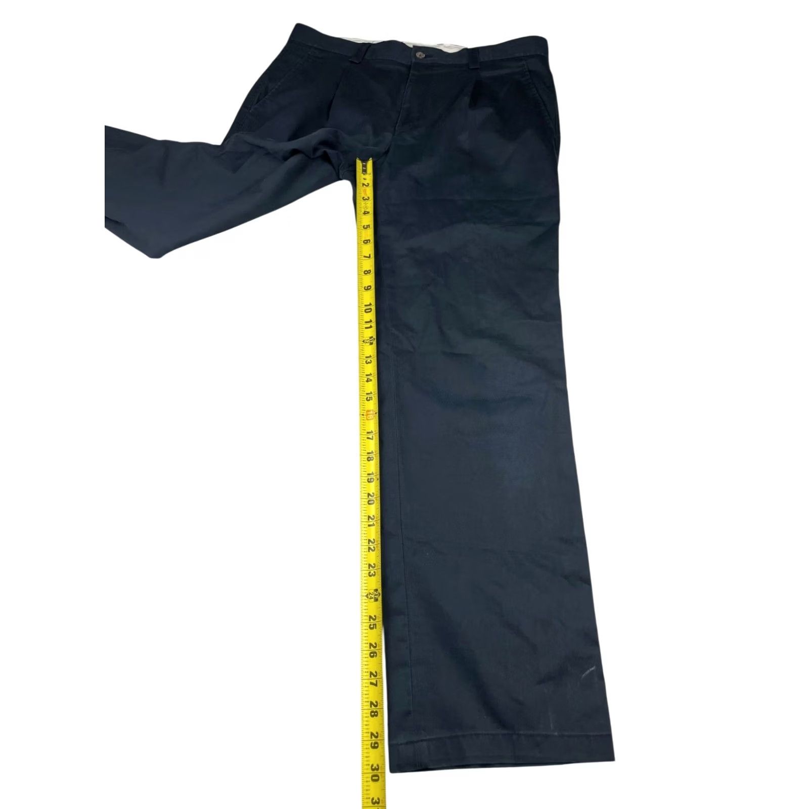 Pal Zileri VINTAGE Pal Zileri Pants Shirt Chino Navy Blue 34x30 Mens Pleated 100% Cotton Regular Standalone: 34x30 placement maintained Size US 34 / EU 50 - 7 Thumbnail