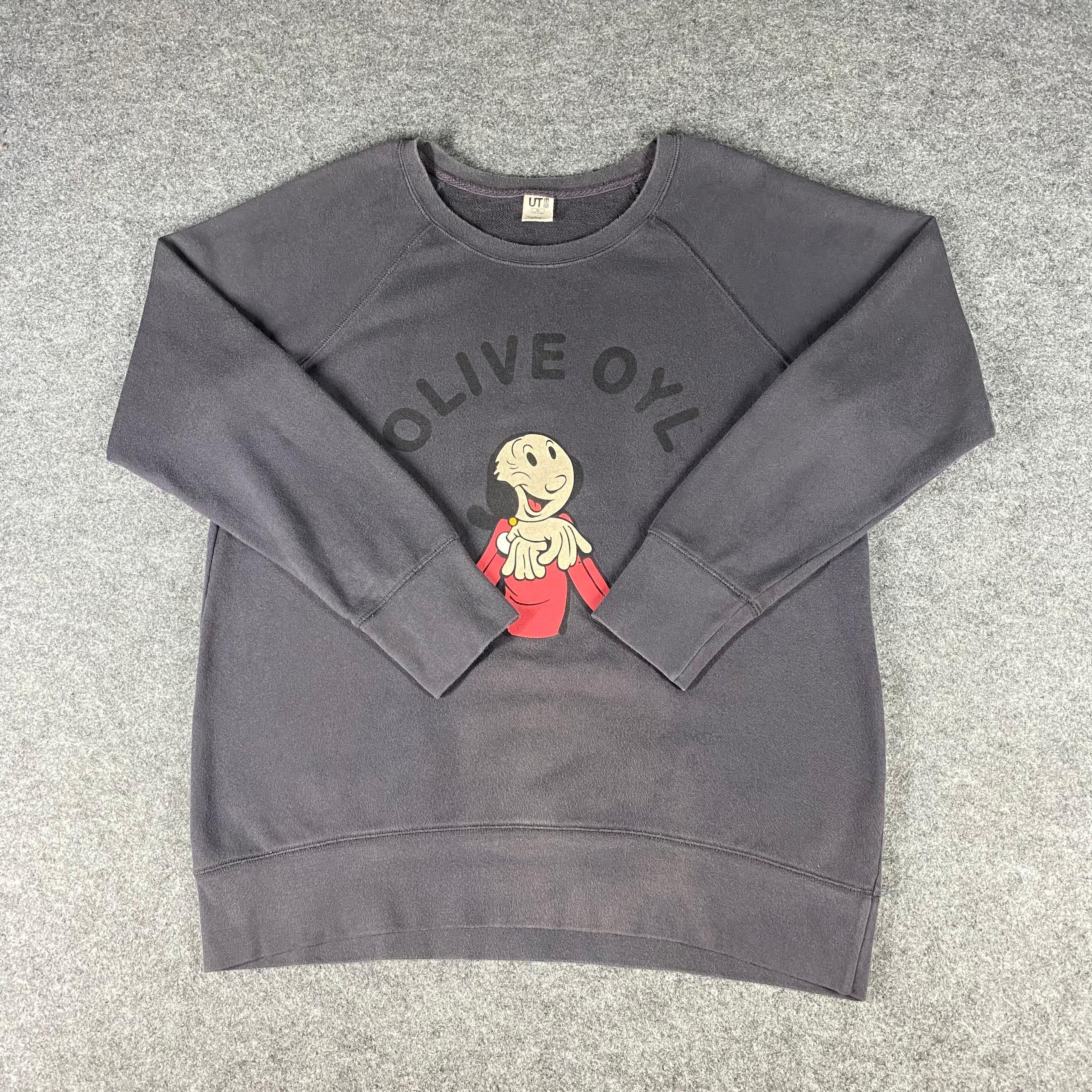 Uniqlo Vintage Popeye The Sailorman by Uniqlo Sweatshirt Size US L / EU 52-54 / 3 - 3 Thumbnail