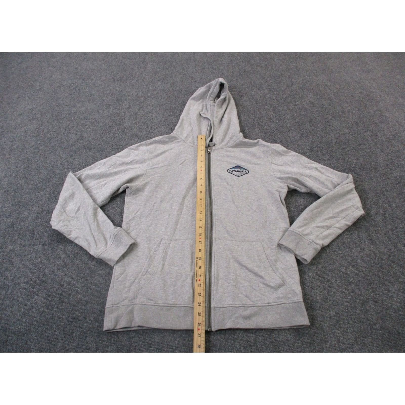 Patagonia Patagonia Jacket Mens M Gray Organic Cotton Hoodie Casual Lightweight Logo Vintage Size US M / EU 48-50 / 2 - 4 Thumbnail