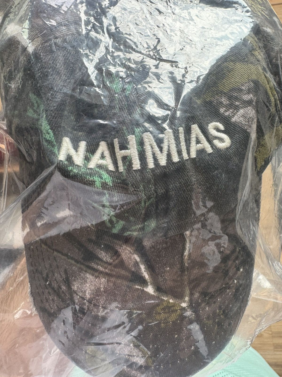Nahmias Nahmias Camo Dad Hat Cap Olive/Brown Size ONE SIZE - 10 Thumbnail