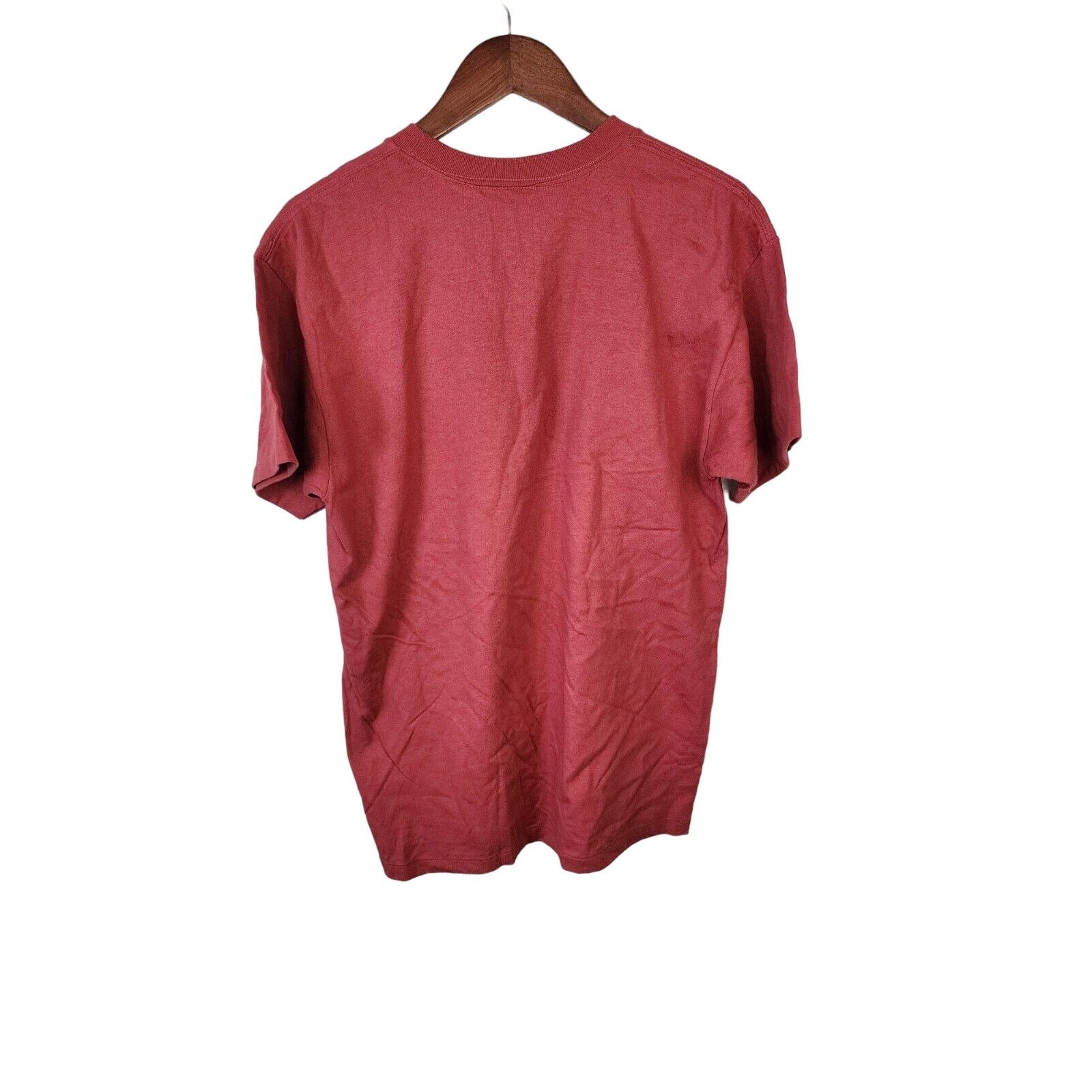 Anvil Vintage Montana The Last Best Place Shirt Red Tee VTG 90s L Size US L / EU 52-54 / 3 - 5 Thumbnail