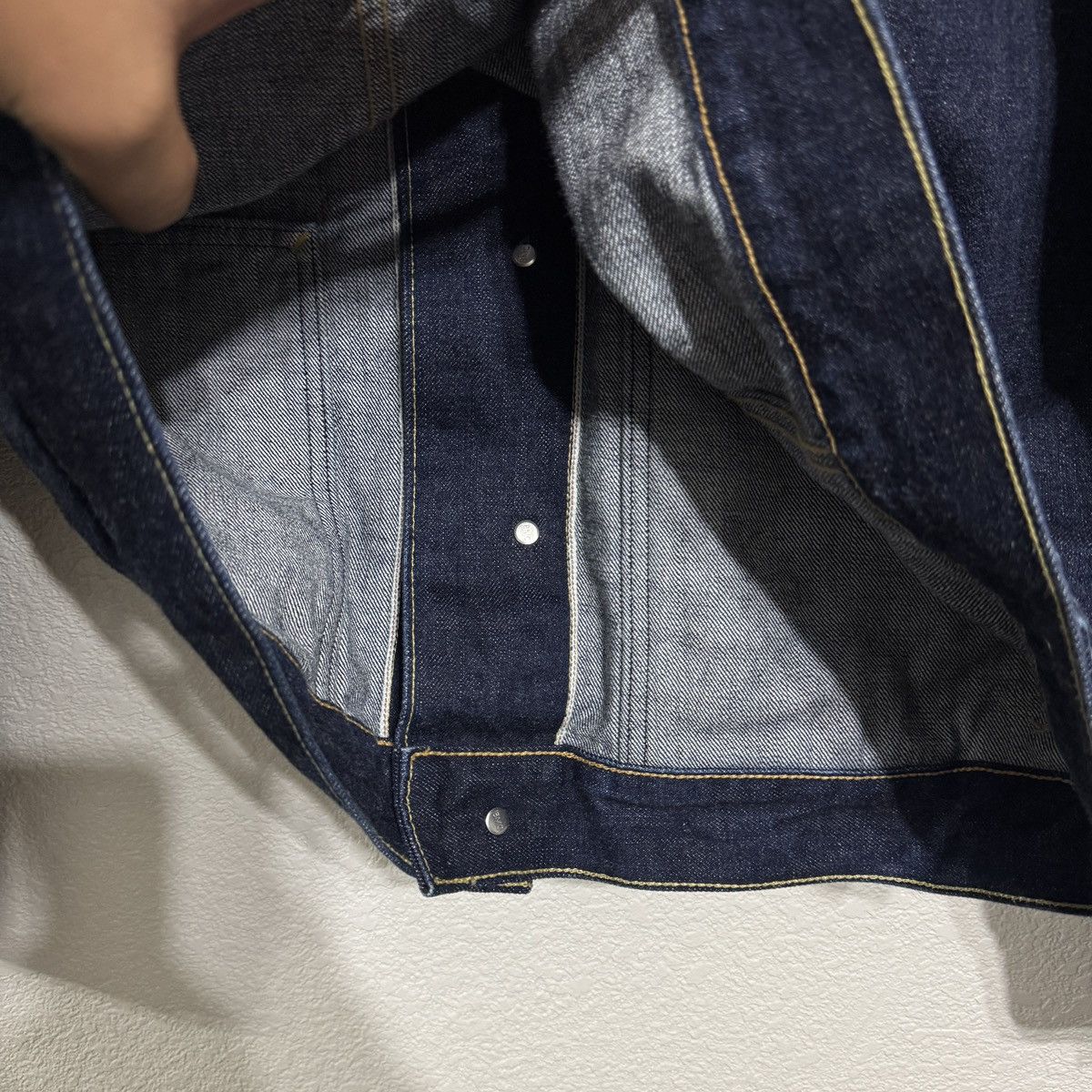 BEST MADE CO Selvedge Indigo Denim Trucker Jacket