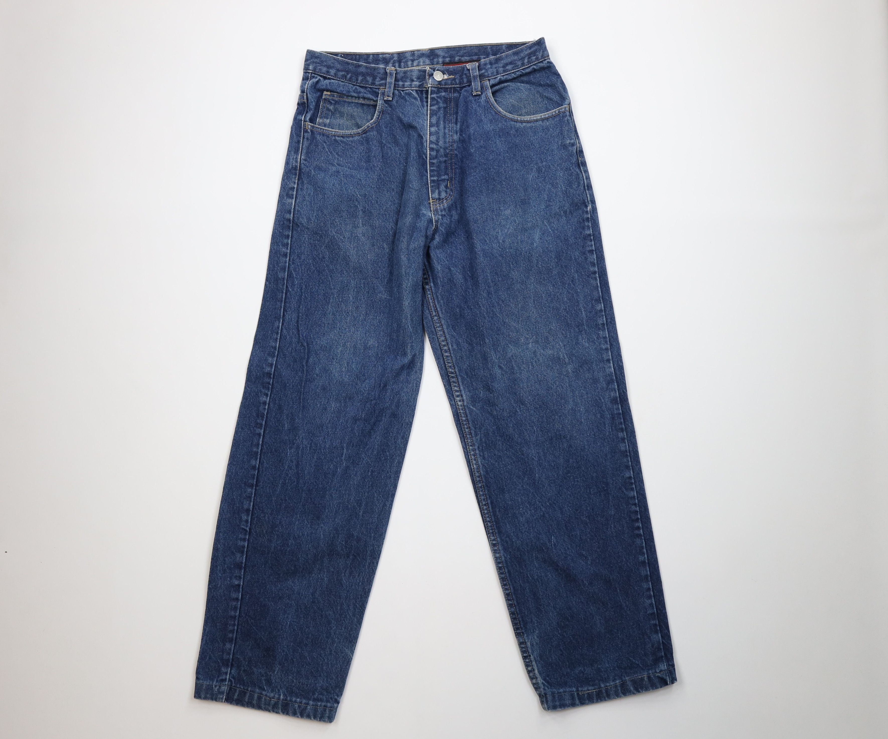 Guess Vintage 90s Guess Spell Out Straight Leg Denim Jeans USA Size US 30 / EU 46 - 1 Thumbnail