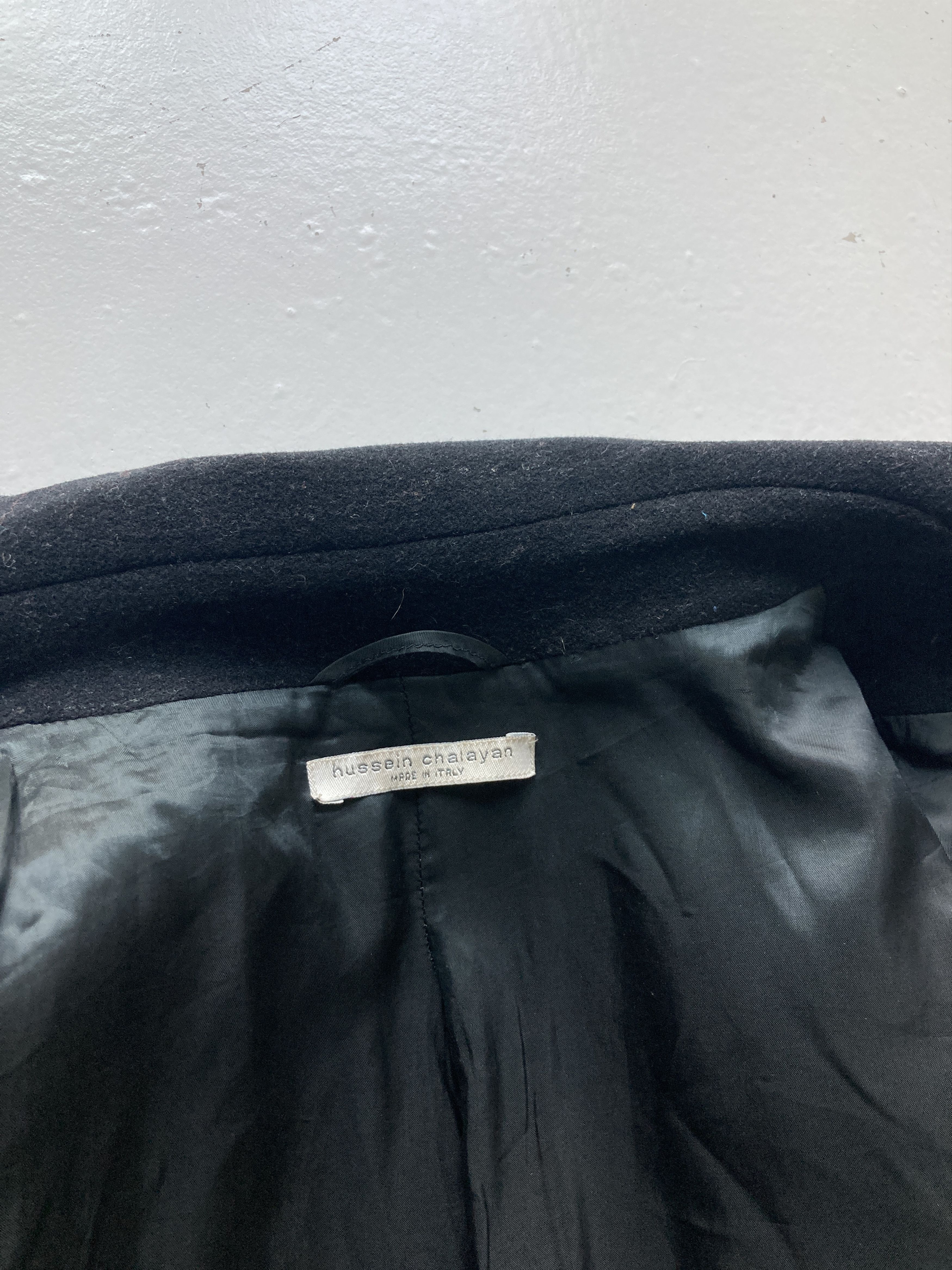 Hussein Chalayan Early 2000's Deconstructed Wool Coat Size M / US 6-8 / IT 42-44 - 7 Thumbnail