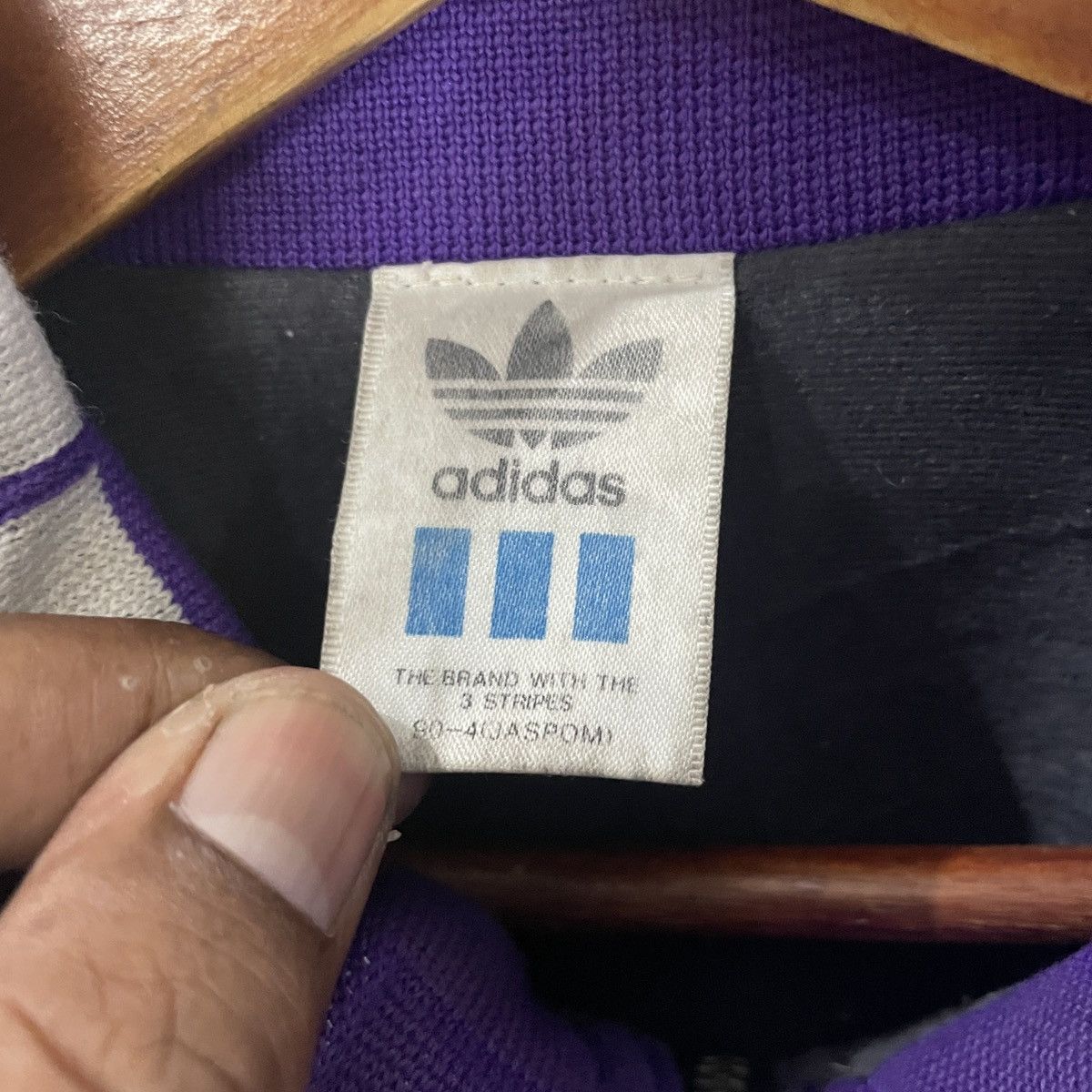 Adidas Vintage 90s Adidas Bikers Jacket Size US L / EU 52-54 / 3 - 5 Thumbnail