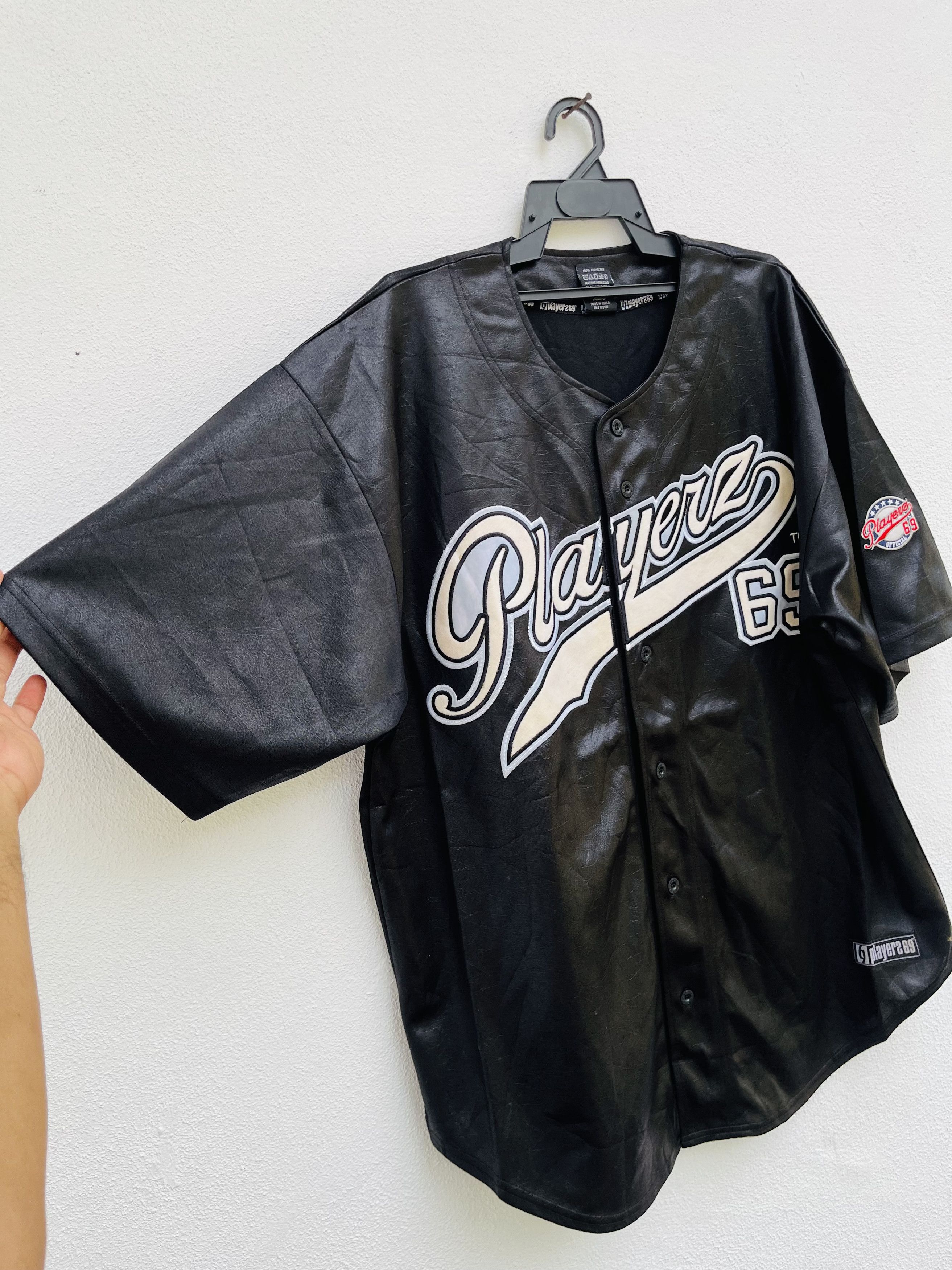 Japanese Brand Vintage Playerz 69 Hip Hop Streetwear Fashion Style Size US XL / EU 56 / 4 - 4 Thumbnail