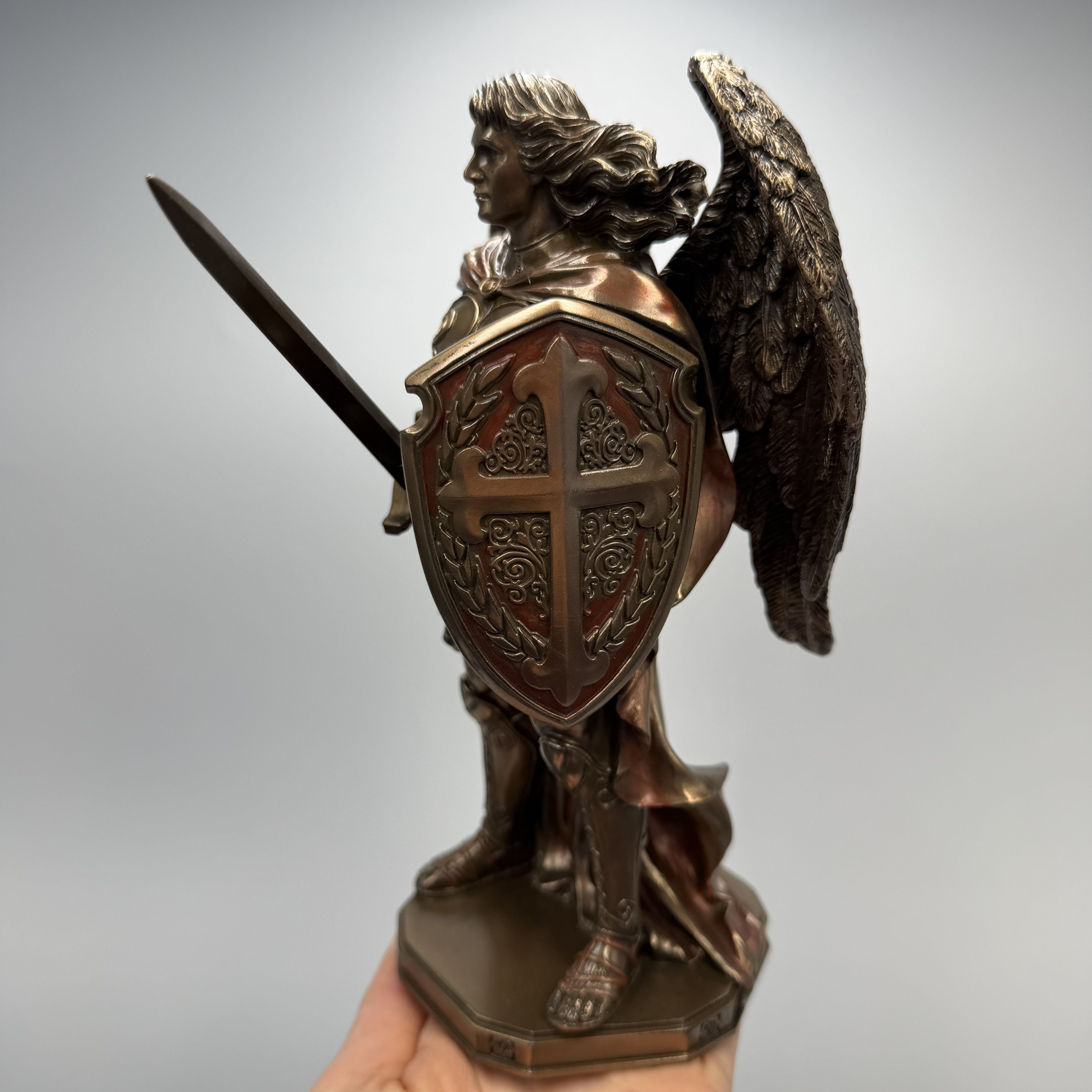 Other Archangel Michael Statue Bronze Polystone Figurine Size ONE SIZE - 4 Thumbnail