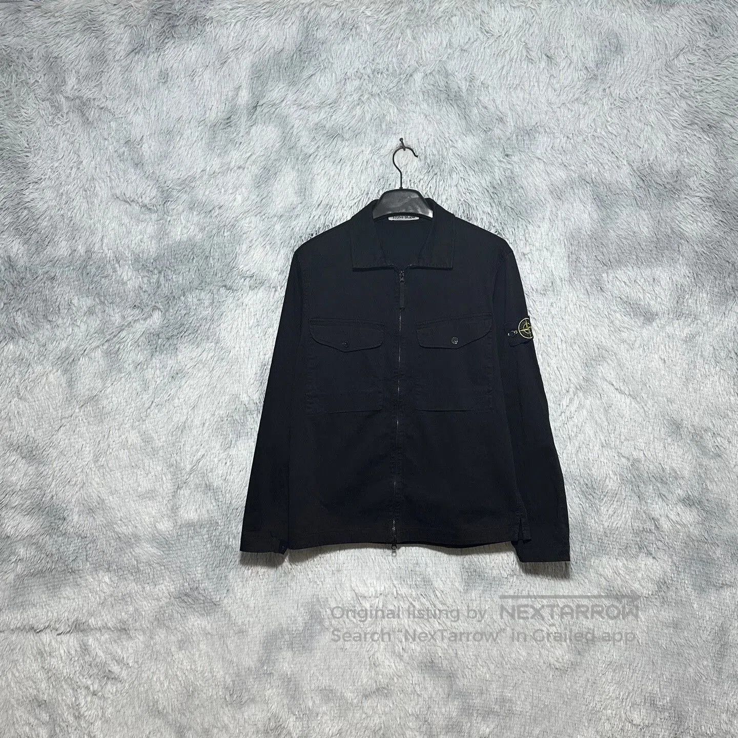 Stone Island stone island double pocket work jacket black. Size US M / EU 48-50 / 2 - 1 Thumbnail