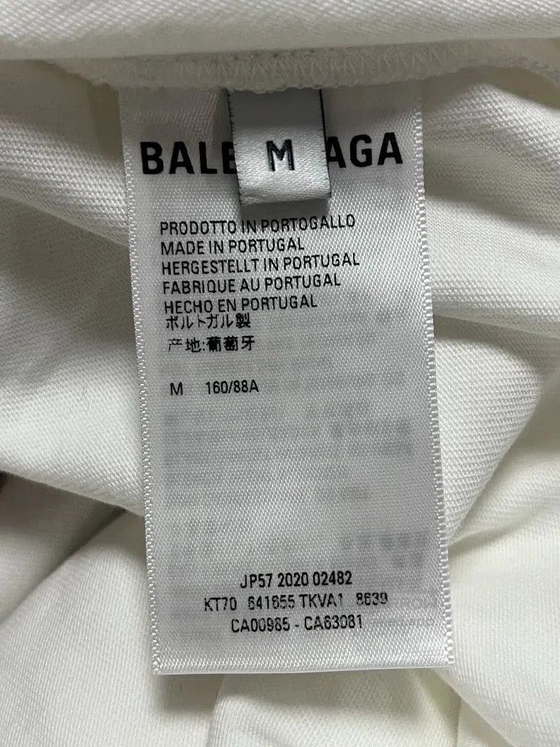 Balenciaga Balenciaga White Smile Logo Short Sleeve. Size US M / EU 48-50 / 2 - 6 Thumbnail