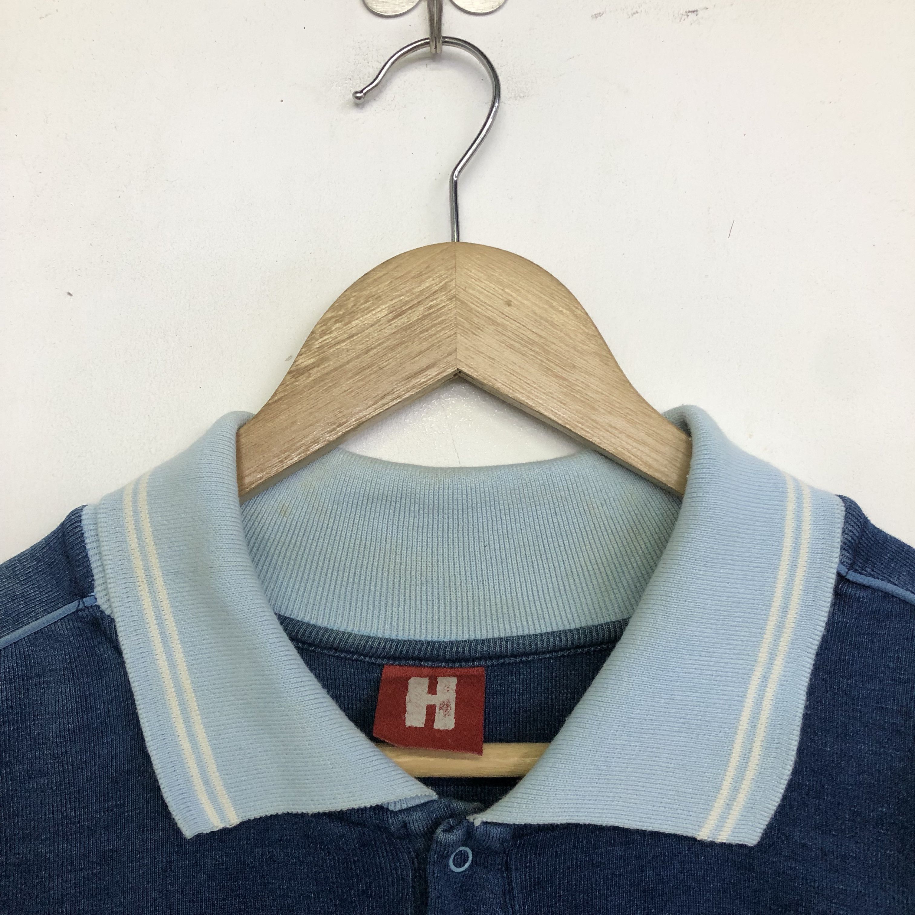 Hysteric Glamour HYSTERIC GLAMOUR VINTAGE POLO RINGER SHIRT Size US M / EU 48-50 / 2 - 3 Thumbnail