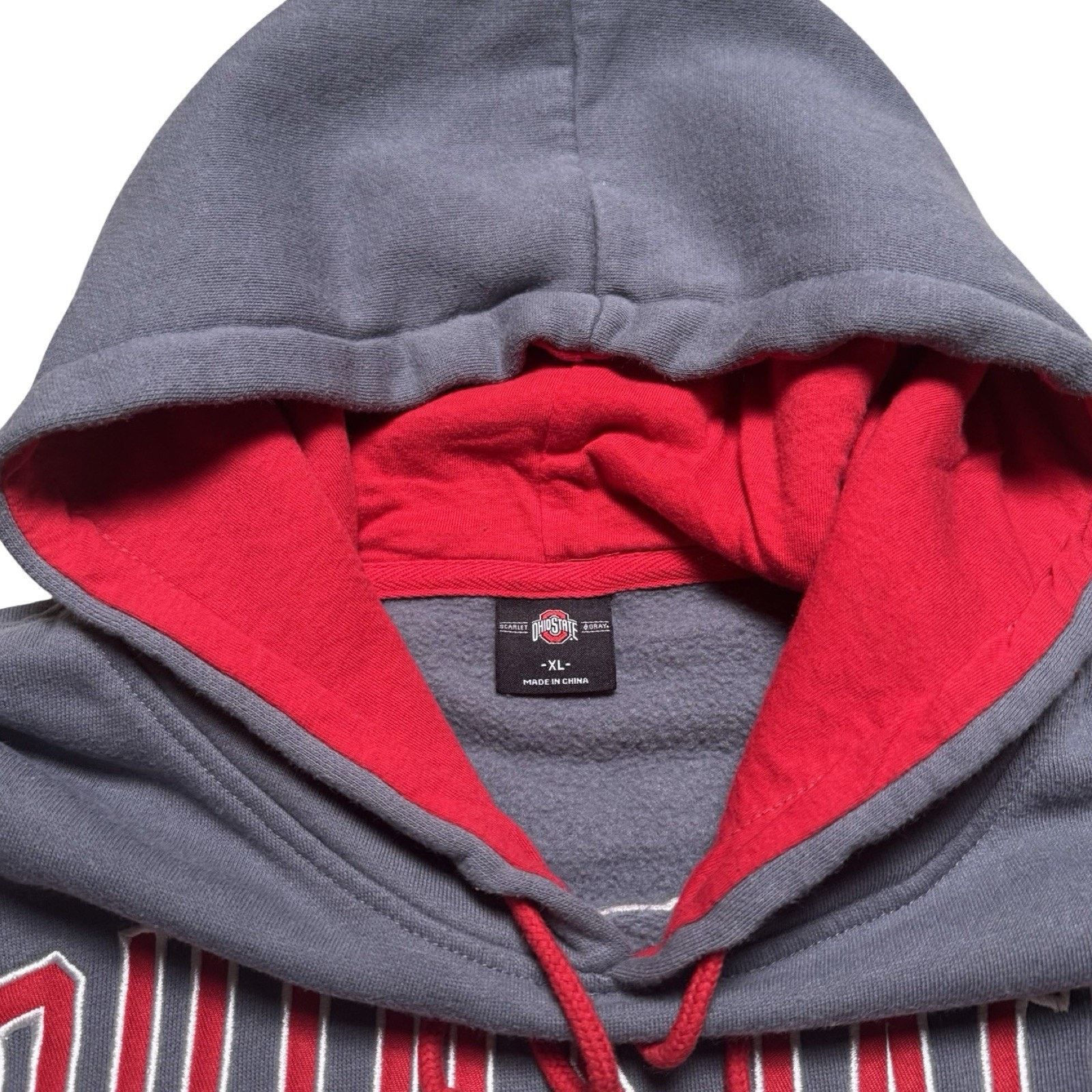 Vintage Vintage Y2K Ohio State Pullover Hoodie Mens XL Grey Size US XL / EU 56 / 4 - 3 Thumbnail
