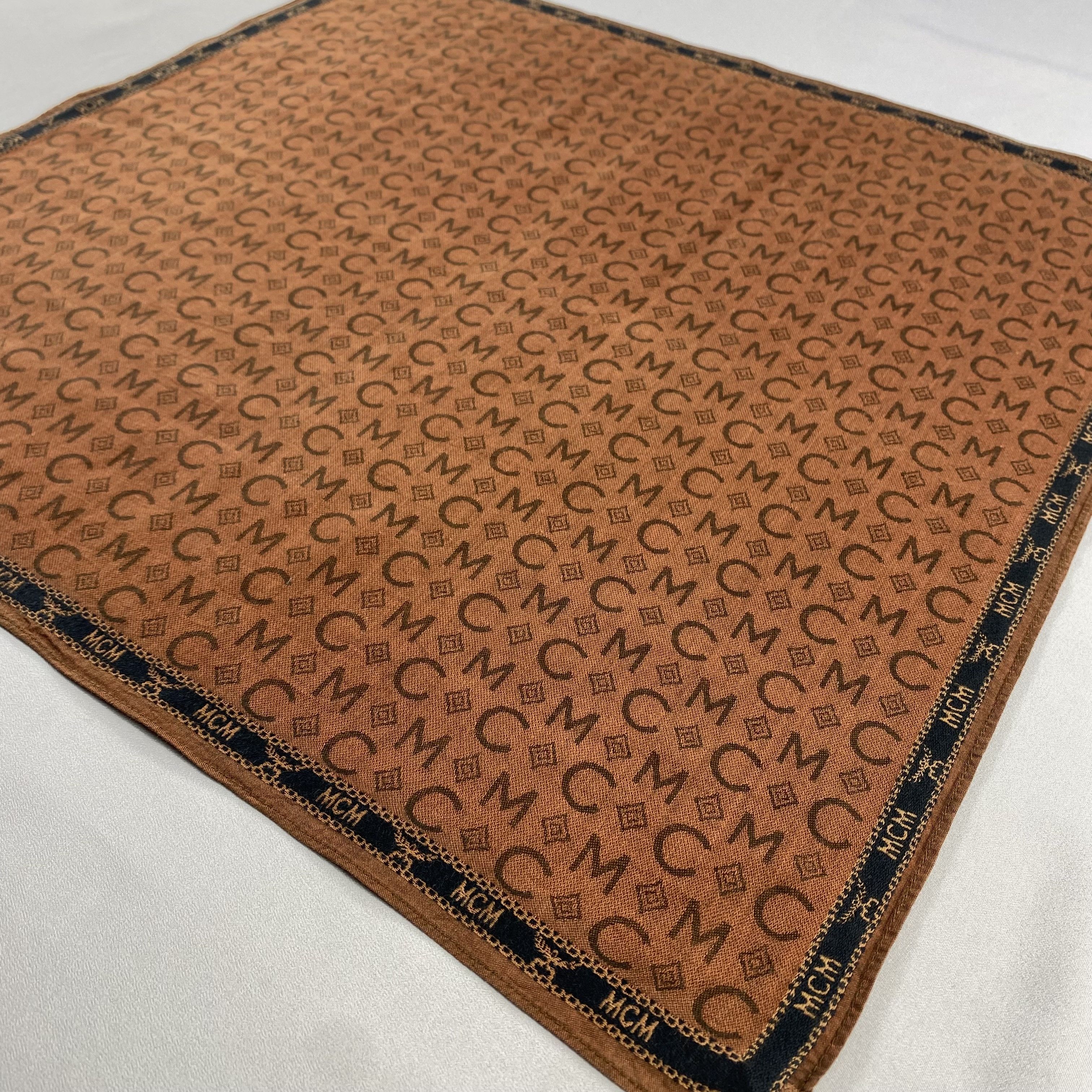 MCM × Vintage MCM Neckerchief / Bandana / Handkerchief-P1455 Size ONE SIZE - 2 Thumbnail