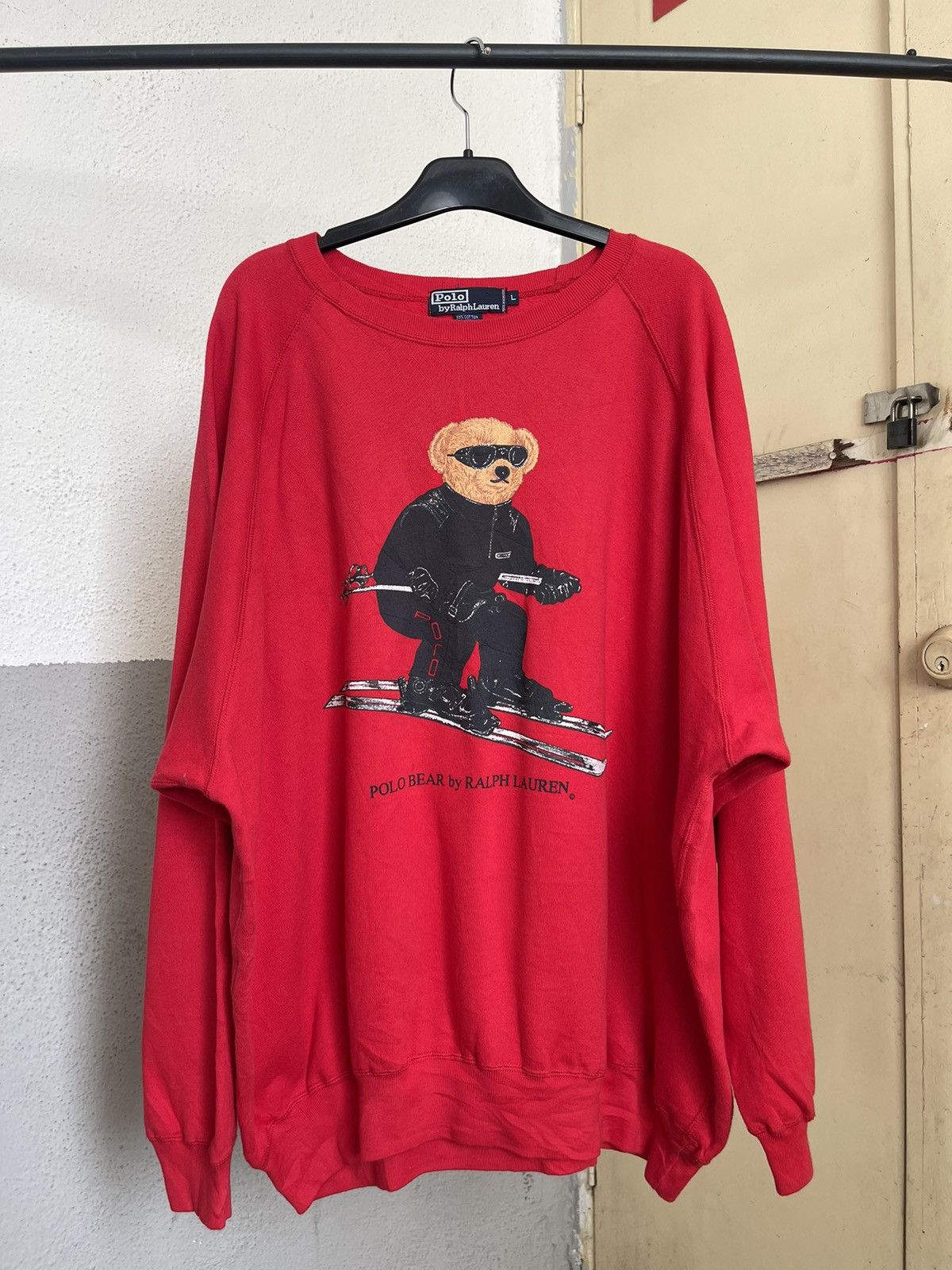 Polo Ralph Lauren Vintage Polo Bear Ski Ralph Lauren Sweatshirt Size US L / EU 52-54 / 3 - 1 Thumbnail