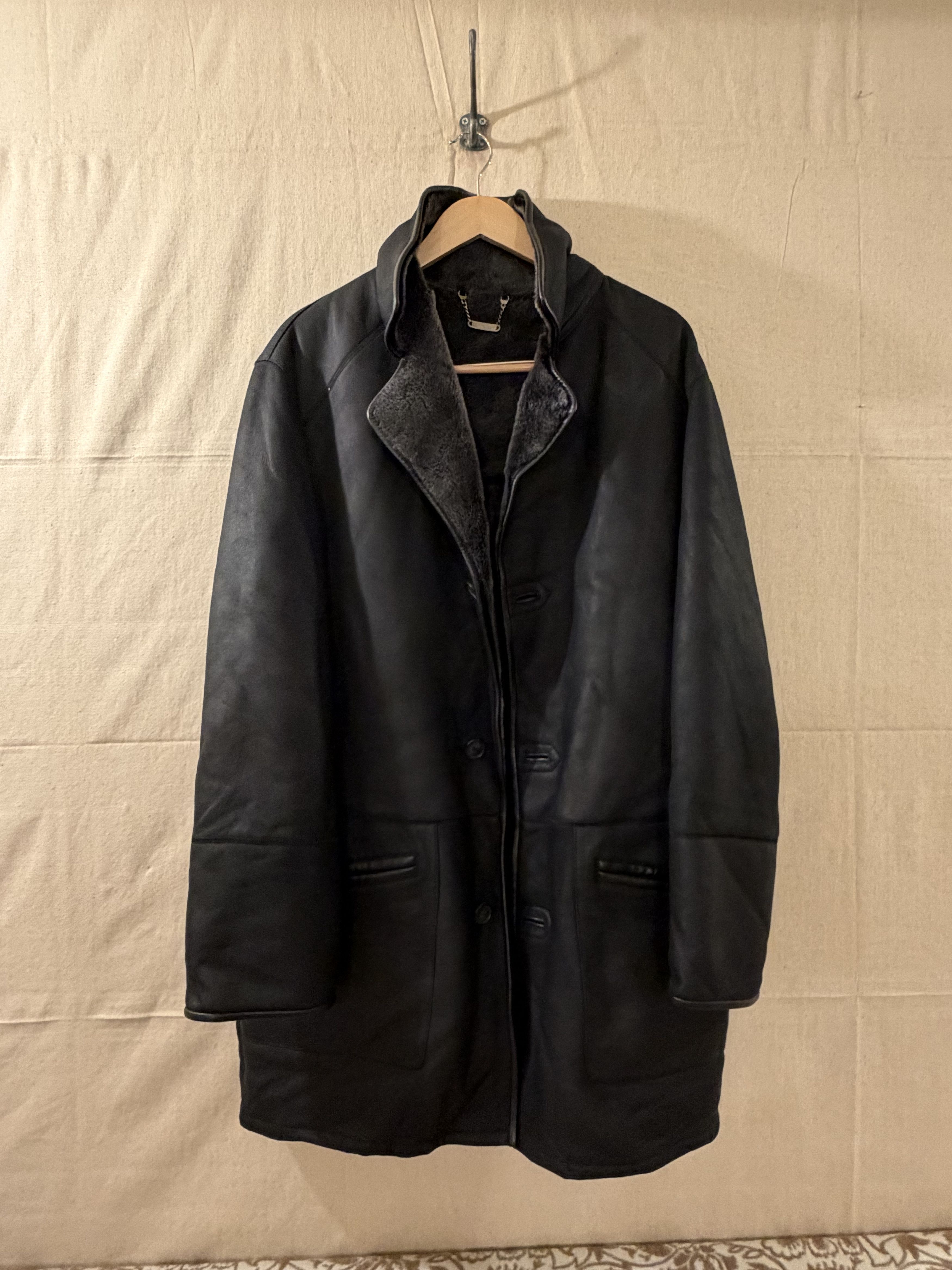 Other Vintage shearling leather coat Size US M / EU 48-50 / 2 - 1 Thumbnail