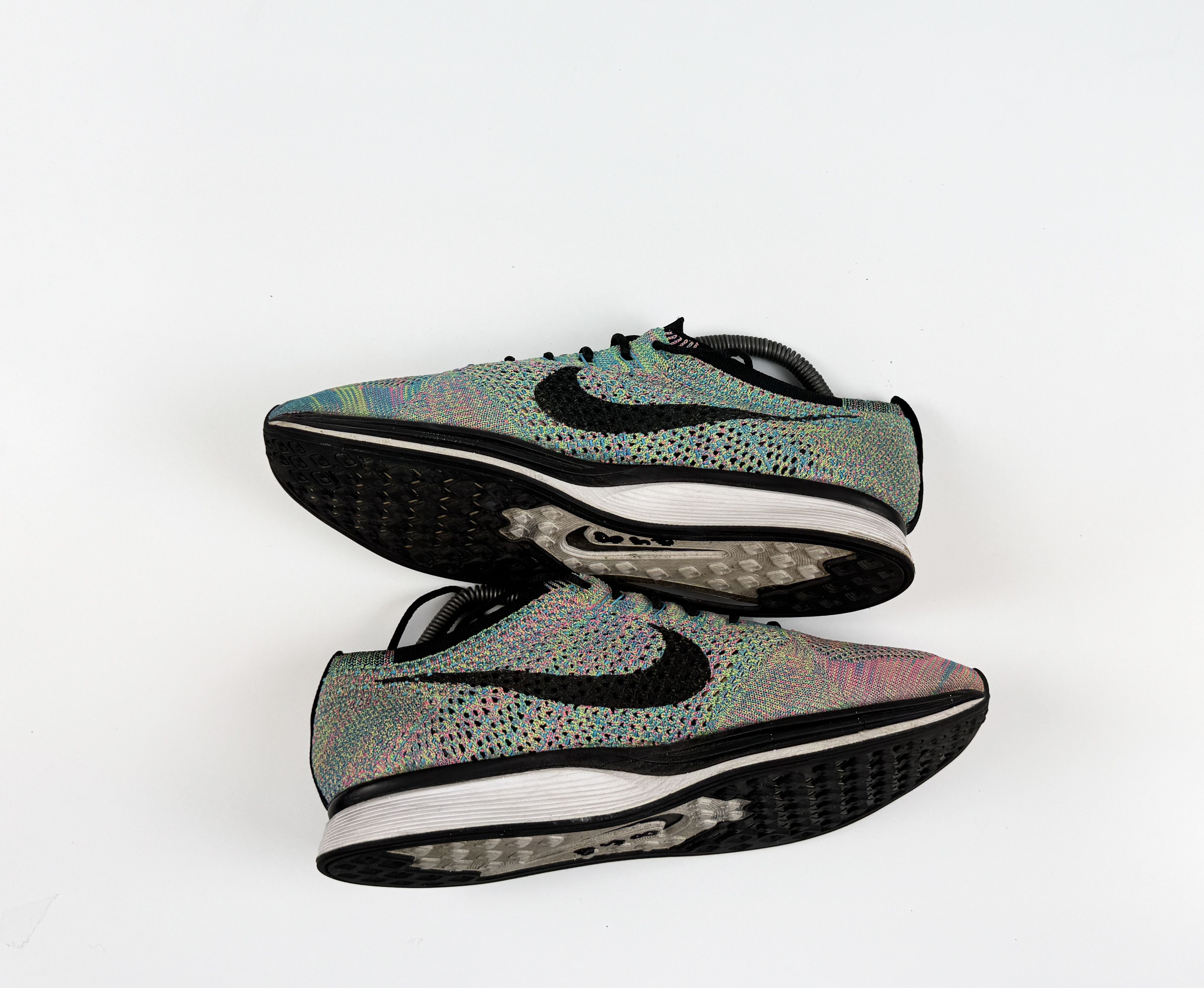 Nike Nike Flyknit Racer Multi Color 2.0 Running Shoes Size US 9.5 / EU 42-43 - 6 Thumbnail