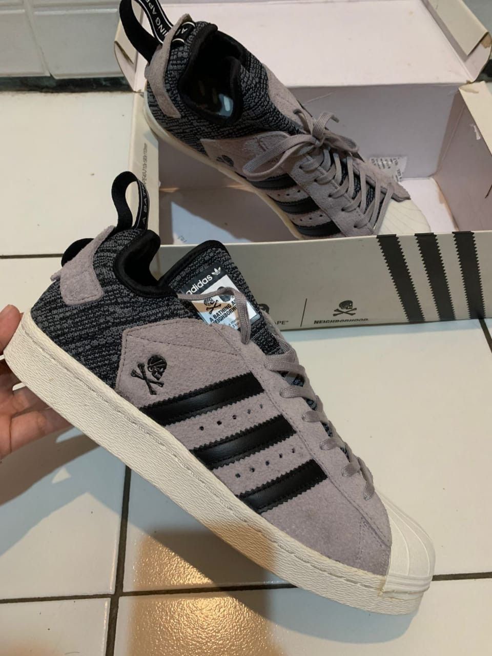 Adidas superstar x bape x neighborhood best sale