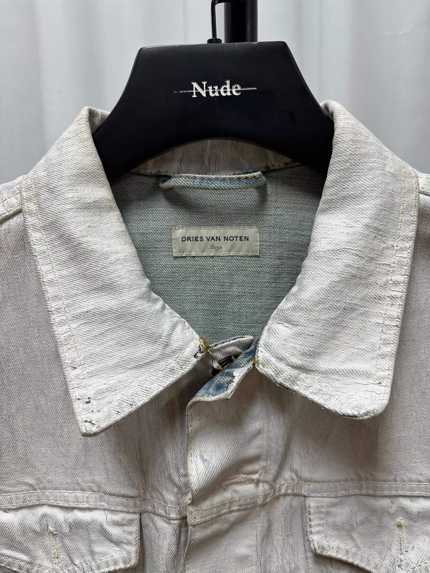 Dries Van Noten Dries Van Noten Waxed Denim Jacket L Size US L / EU 52-54 / 3 - 4 Thumbnail