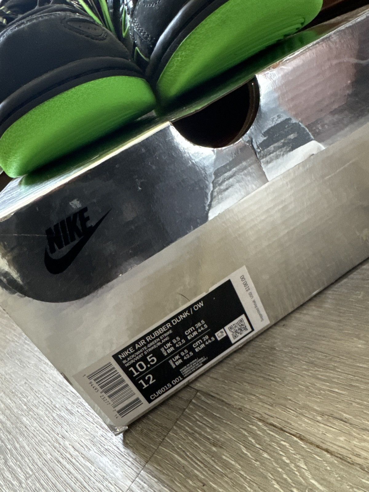 Nike × Off-White Off-White Nike Rubber Dunk Size US 10.5 / EU 43-44 - 7 Thumbnail