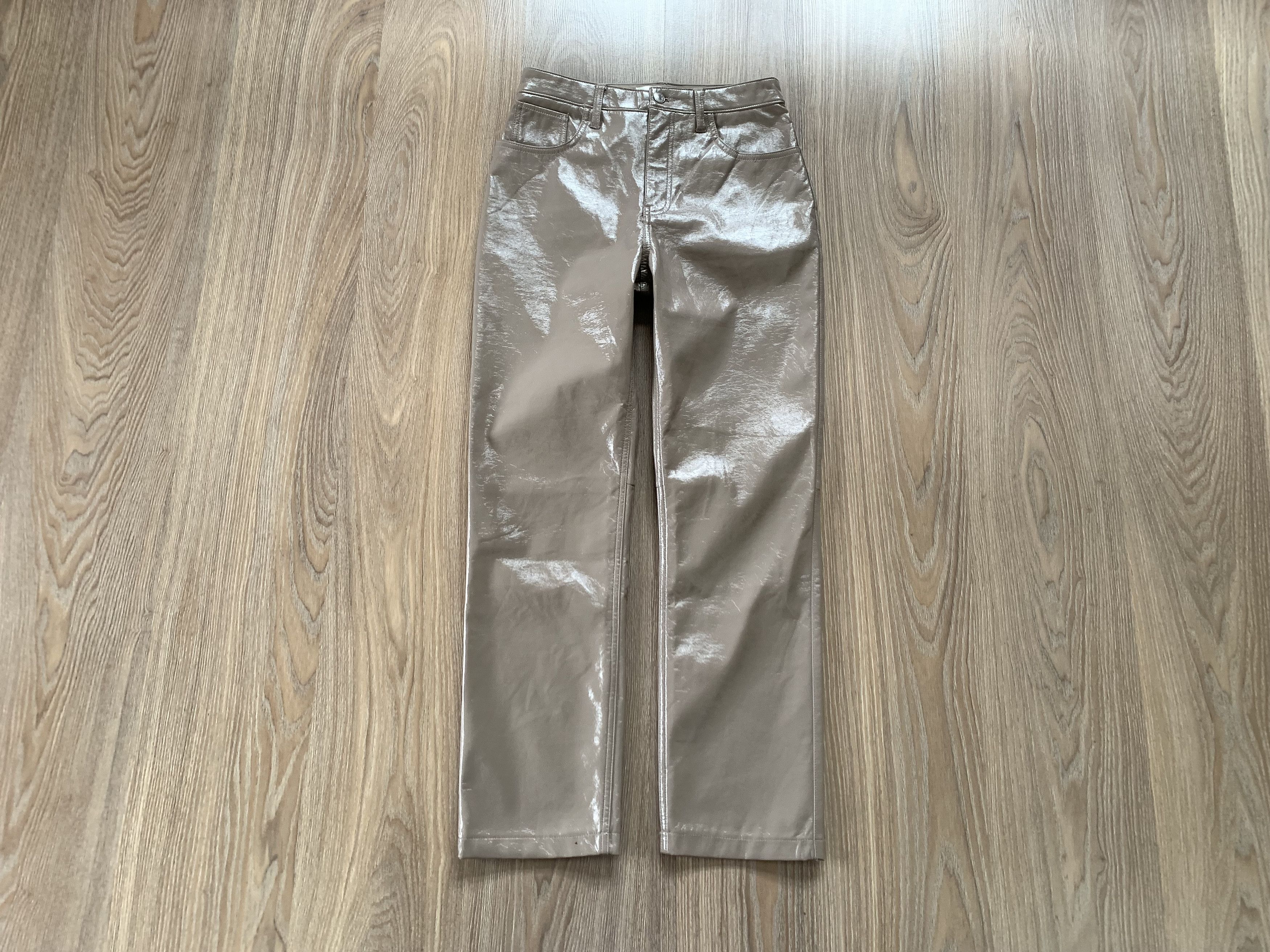 Leather Abercrombie Women's Recycled Leather Pants Size 27" / US 4 / IT 40 - 1 Thumbnail