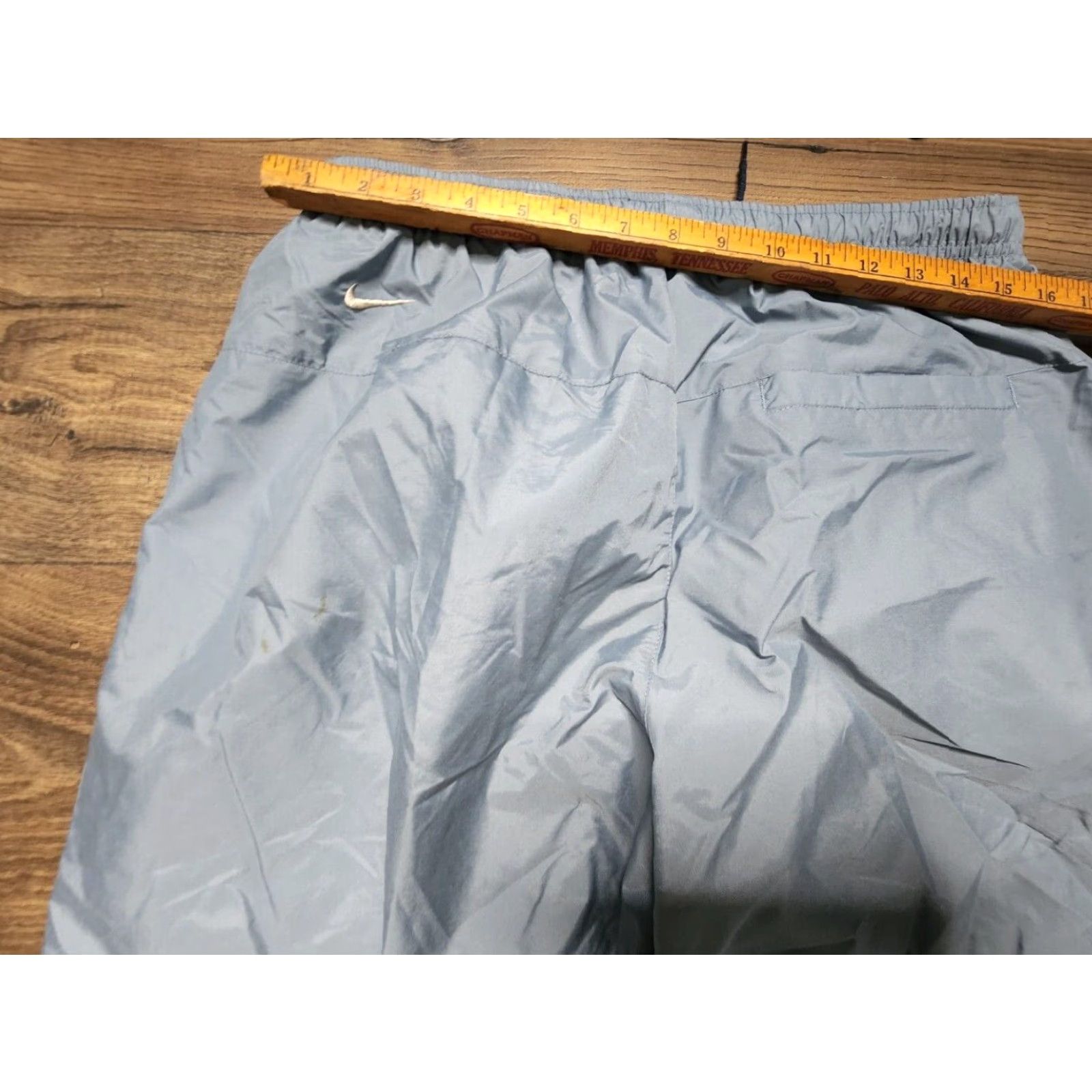 Nike VINTAGE Nike Sport Blue Lined Trackpants Men's Large Basketball Pants Size US 33 - 6 Thumbnail