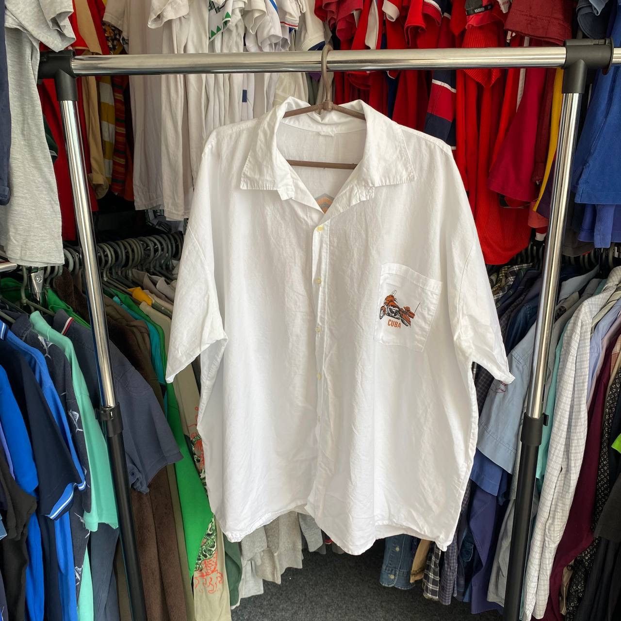 Harley Davidson × Vintage Vintage Harley Davidson Cuba Big logo band 90’s shirt Size US XXL / EU 58 / 5 - 2 Thumbnail