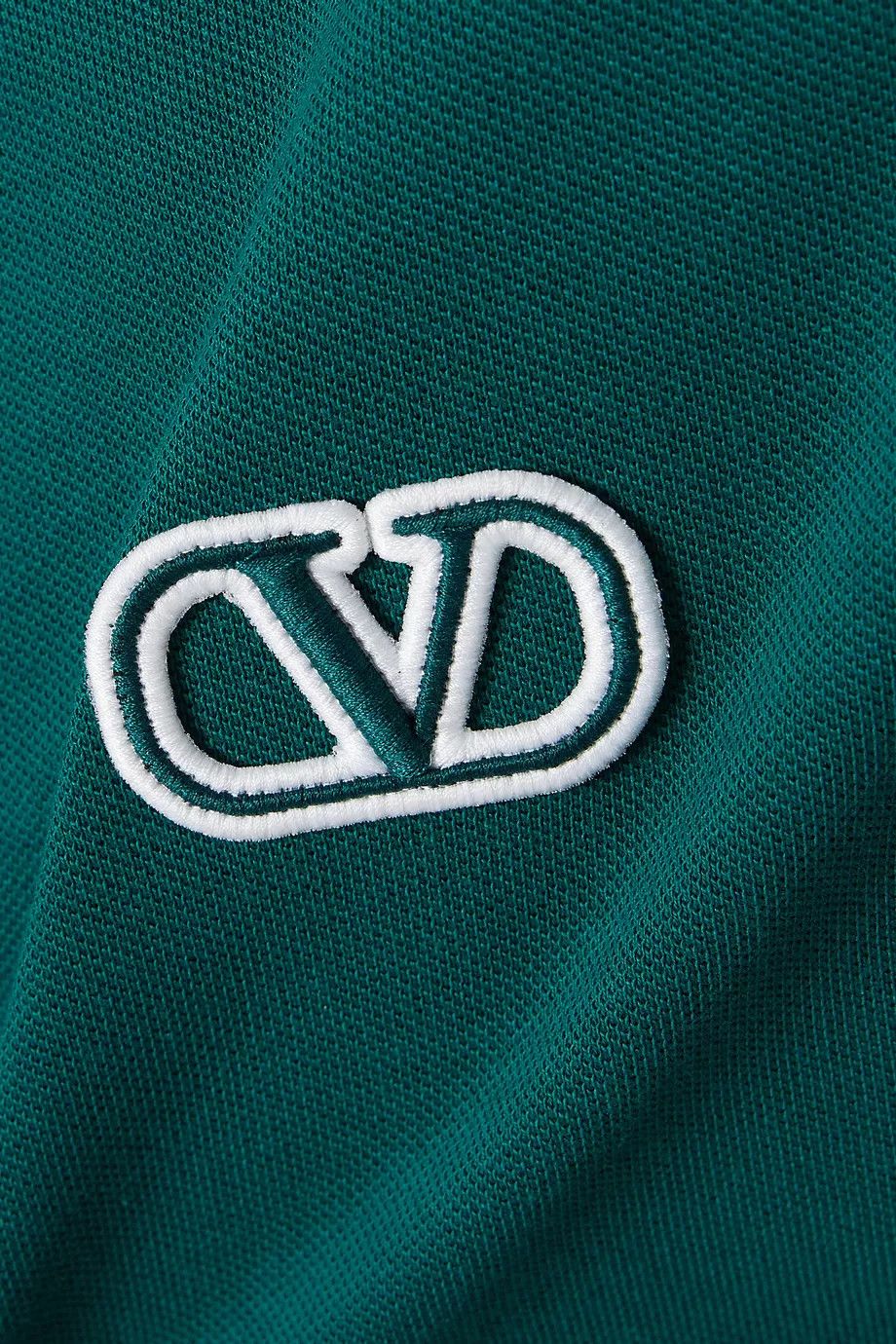 Valentino o1y0525 Logo Polo Shirt in Emerald Green Size US XS / EU 42 / 0 - 2 Thumbnail