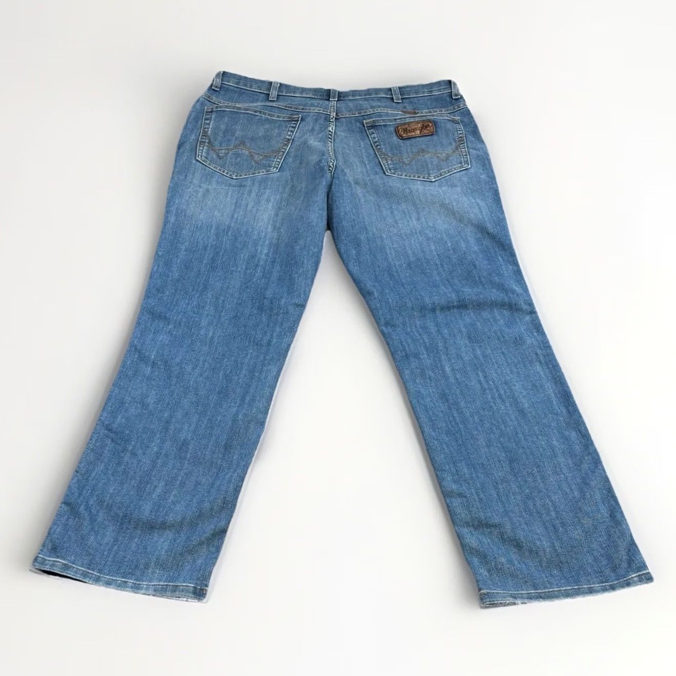 Wrangler VINTAGE Wrangler Texas Stretch jeans W38” L32” men’s blue zip fly (no) Size US 38 / EU 54 - 3 Thumbnail