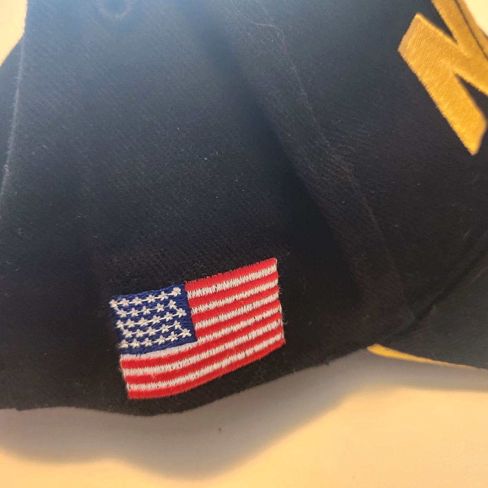 Bally NRA Hat Mens One Size Fits All Black New Embroidered American Flag Adjustable Ball Cap Size ONE SIZE - 4 Thumbnail