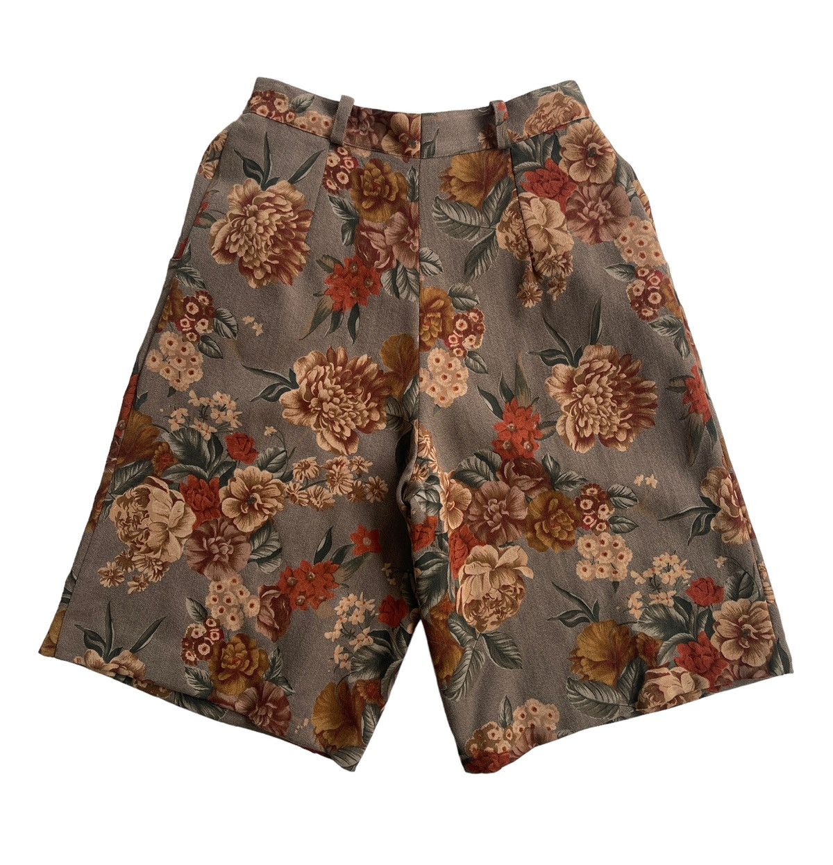 Vintage Vintage Lanarosa Floral Highwaist Shortpants Size 26" / US 2 / IT 38 - 3 Thumbnail
