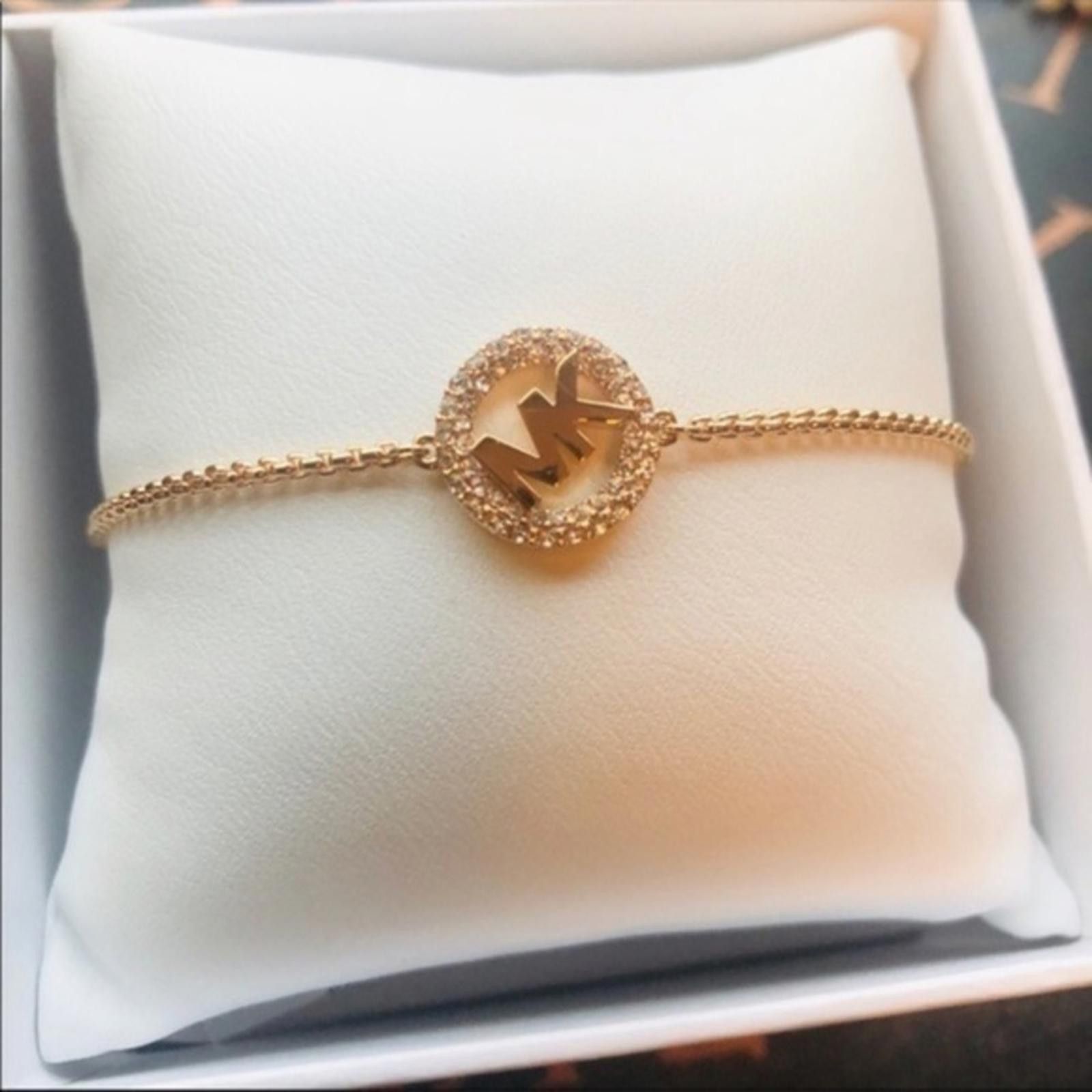 Michael Kors Michael Kors Gold Slider Bracelet Size ONE SIZE - 1 Thumbnail