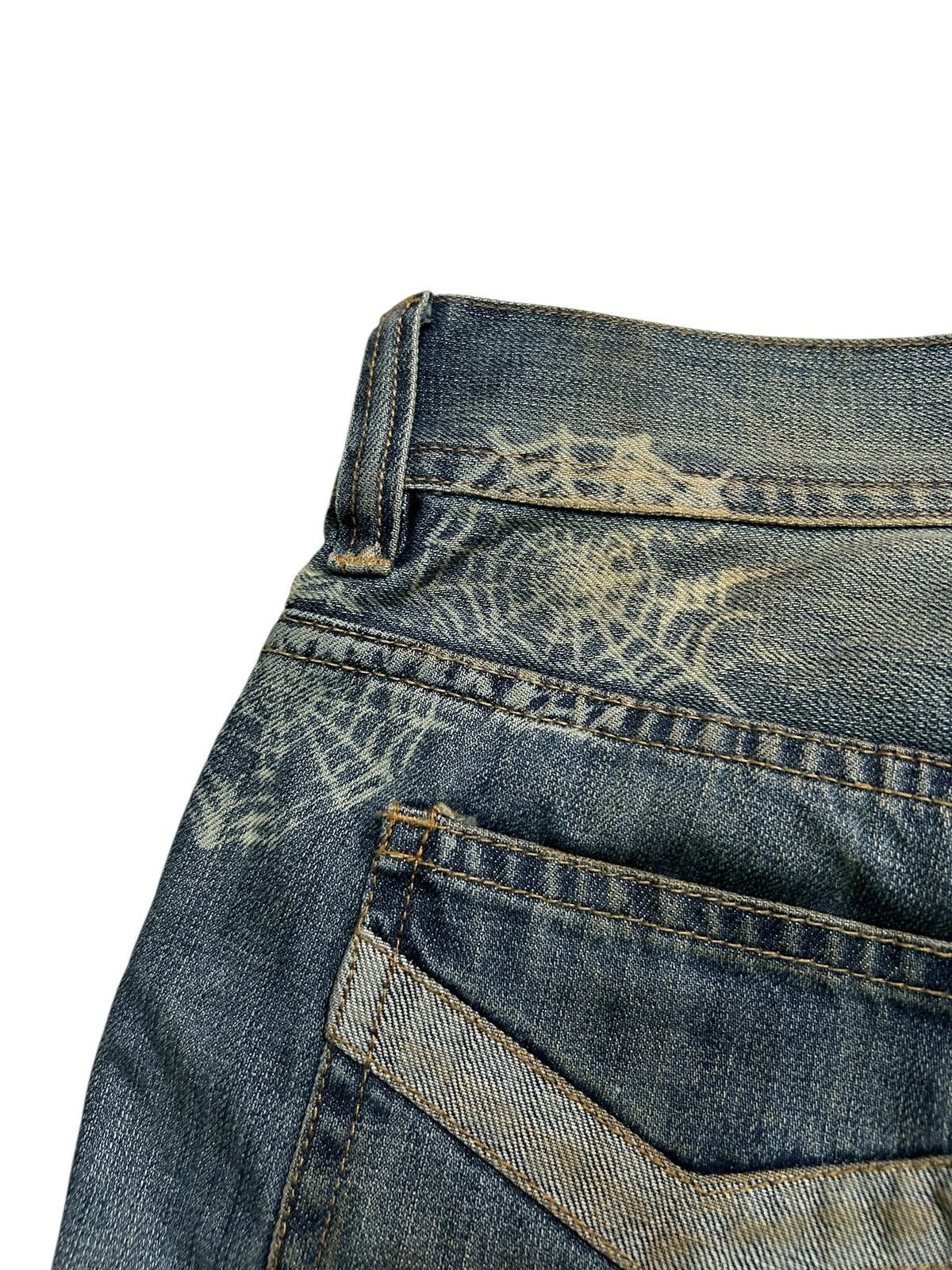 Japanese Brand × Kapital × Vintage Xfrm Flare Japanese Punk Bondage Style Denim ☠️🎌 Size US 30 / EU 46 - 9 Thumbnail