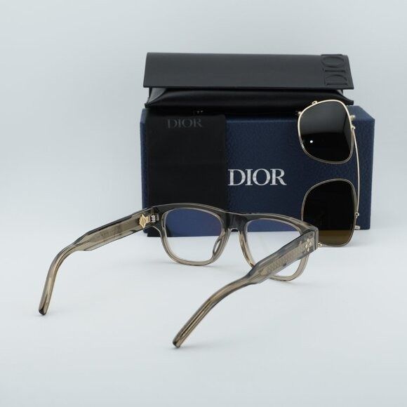 Dior Dior CD DIAMONDO S10I 64BB Eyeglasses Brown 53mm Square Size ONE SIZE - 12 Thumbnail
