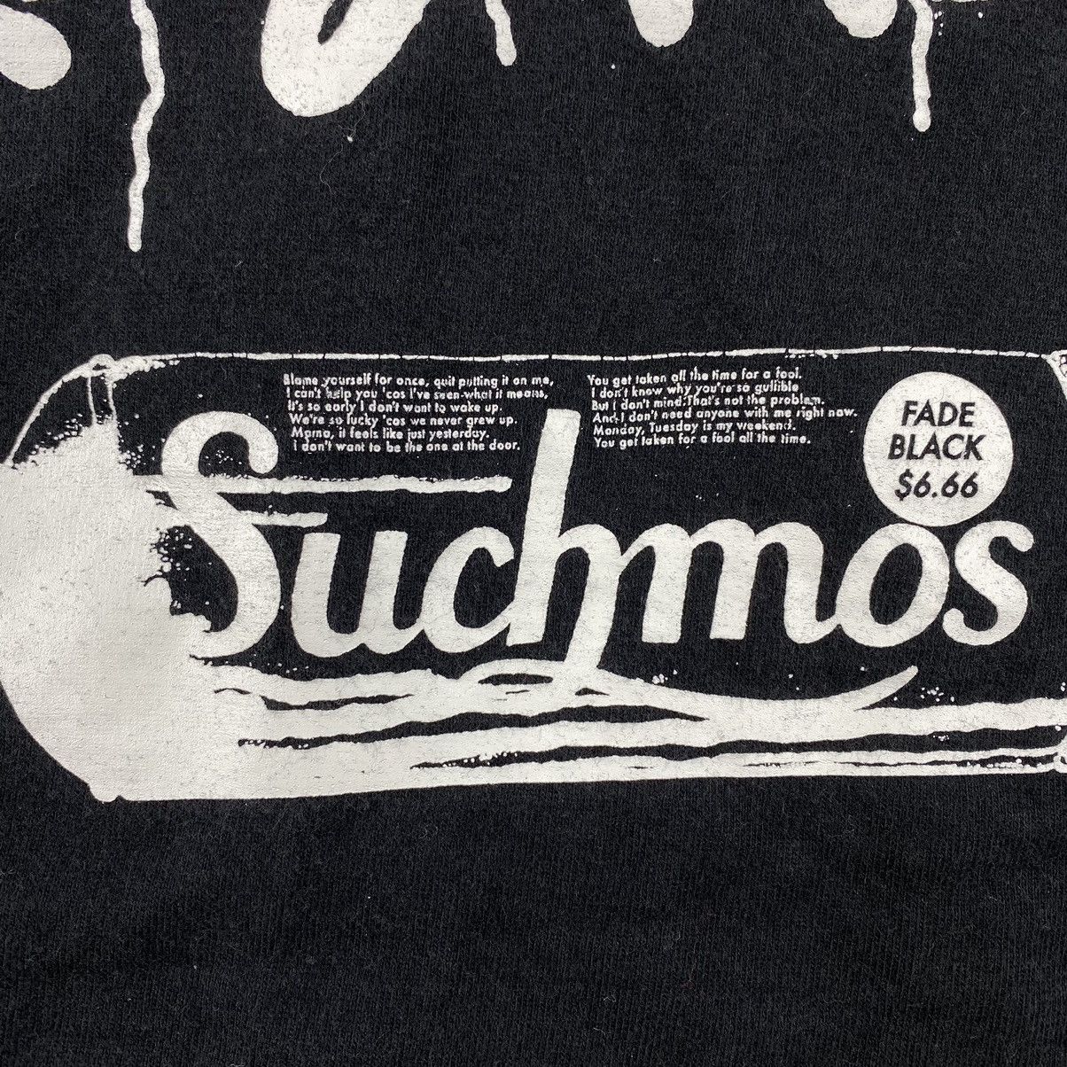 Japanese Brand LOVE&VICE SUCHMOS Japanese Rock Band Logo Print Black Size US L / EU 52-54 / 3 - 3 Thumbnail