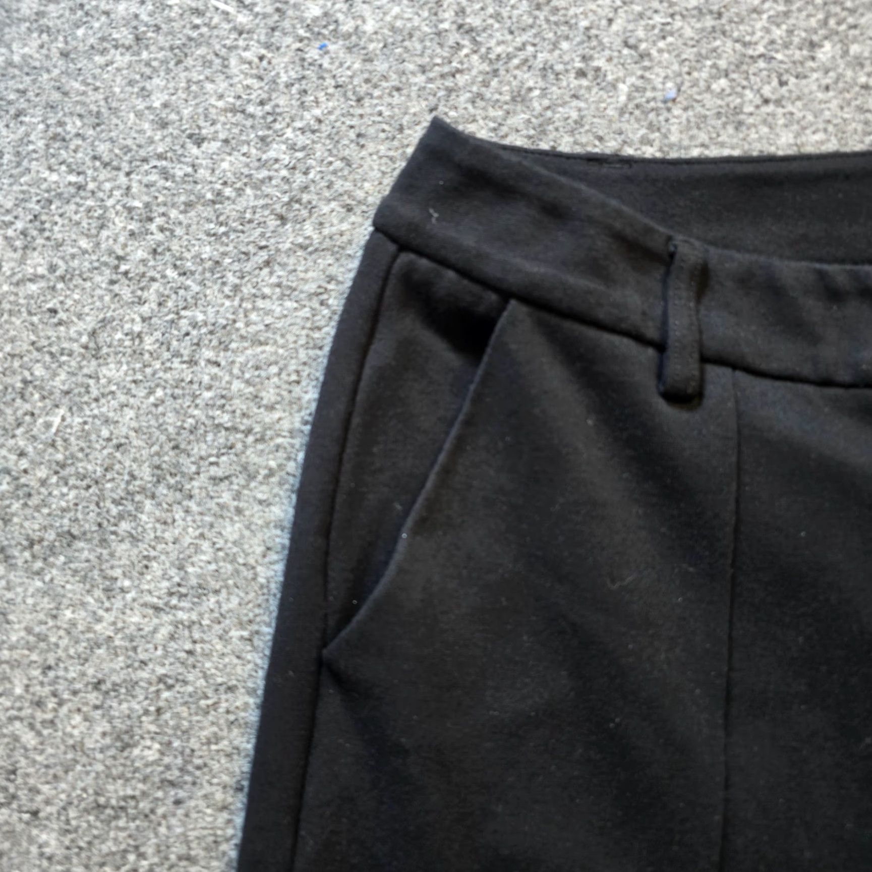 Vintage Cabi Pants Womens Size 14 Black Straight Leg Ponte High Rise Zip Career Capsule Dress Pants Woman Straight Leg Zippered 34 In Waist Size 36" / US 14 / IT 50 - 3 Thumbnail
