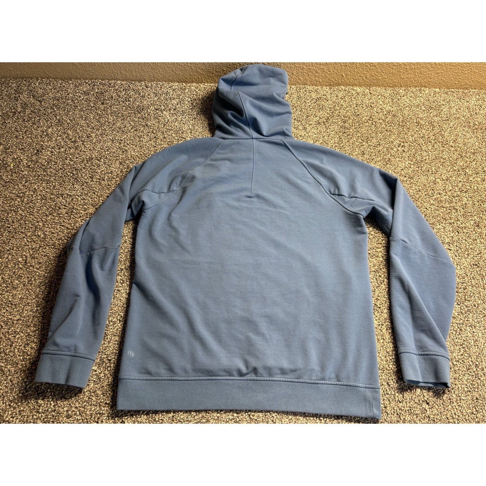 Lululemon Lululemon City Sweat Hoodie Mens Medium Sweatshirt LM3AUPS American Patch Hoodie pullover City pattern solid black? blue? (Original color: Blue) Size US M / EU 48-50 / 2 - 3 Thumbnail