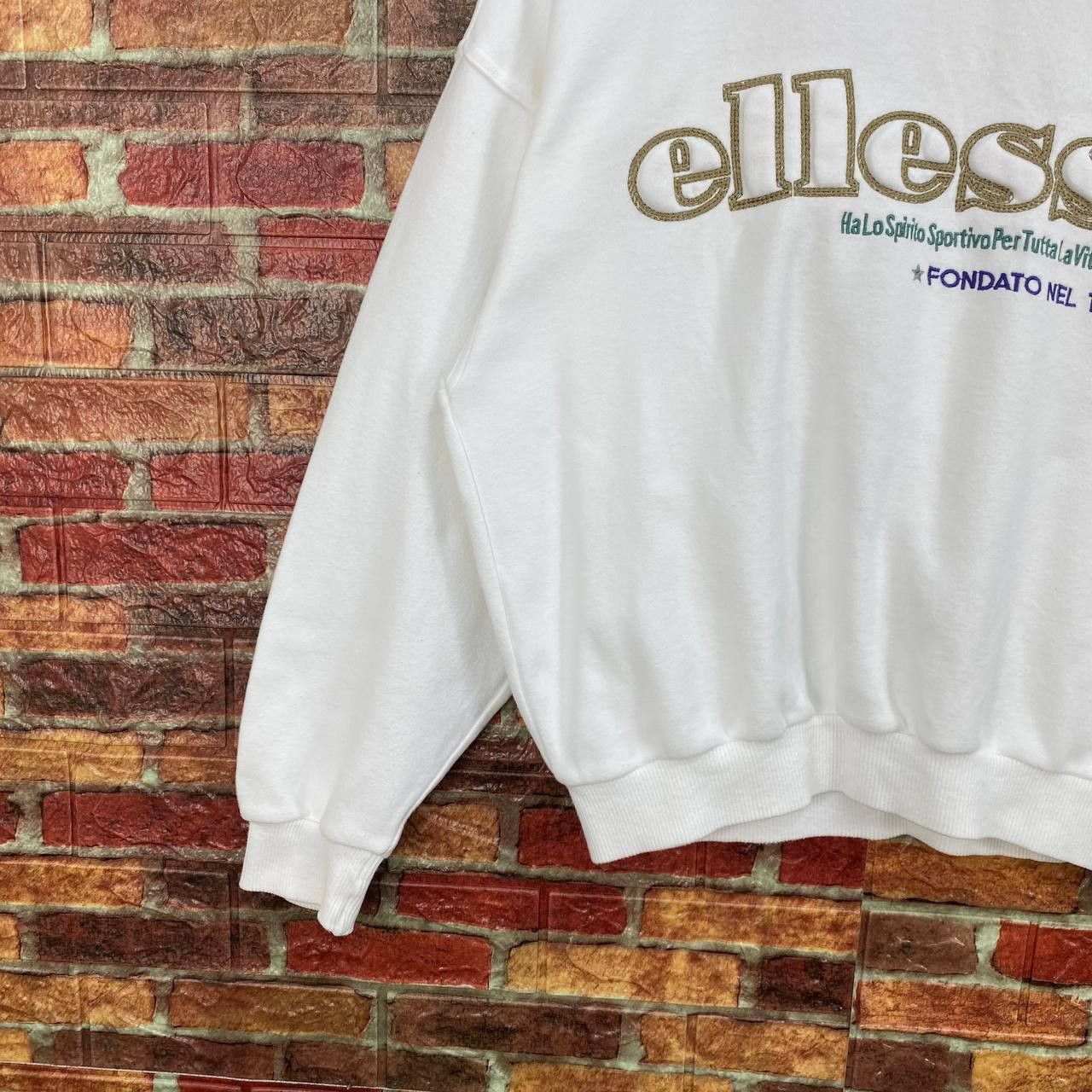 Ellesse Vintage Ellesse crewneck jumper big logo embroidered Size US M / EU 48-50 / 2 - 3 Thumbnail