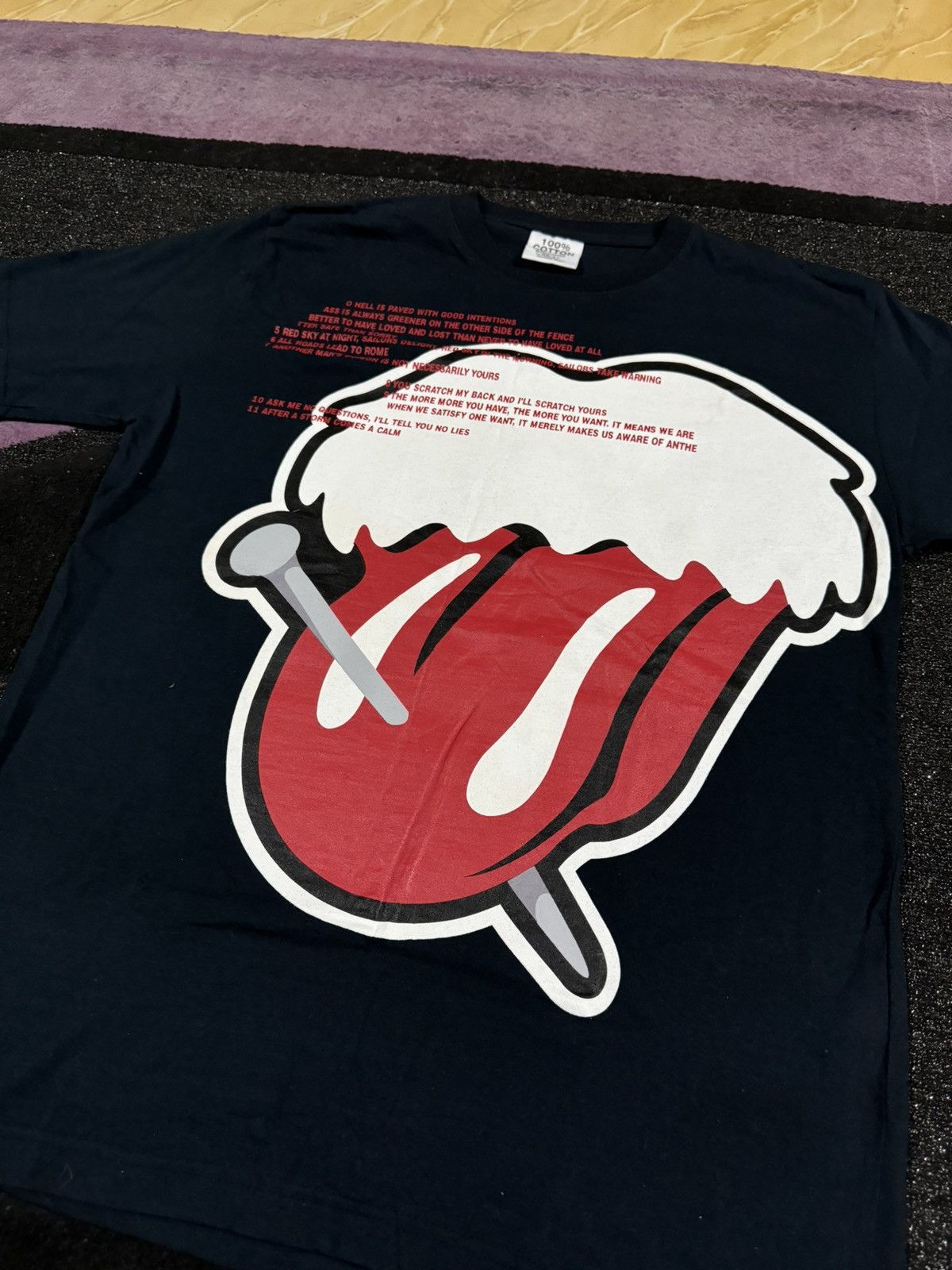 Number (N)ine × The Rolling Stones Rolling Stones X Number Nine Rock Band Tee Size US M / EU 48-50 / 2 - 4 Thumbnail